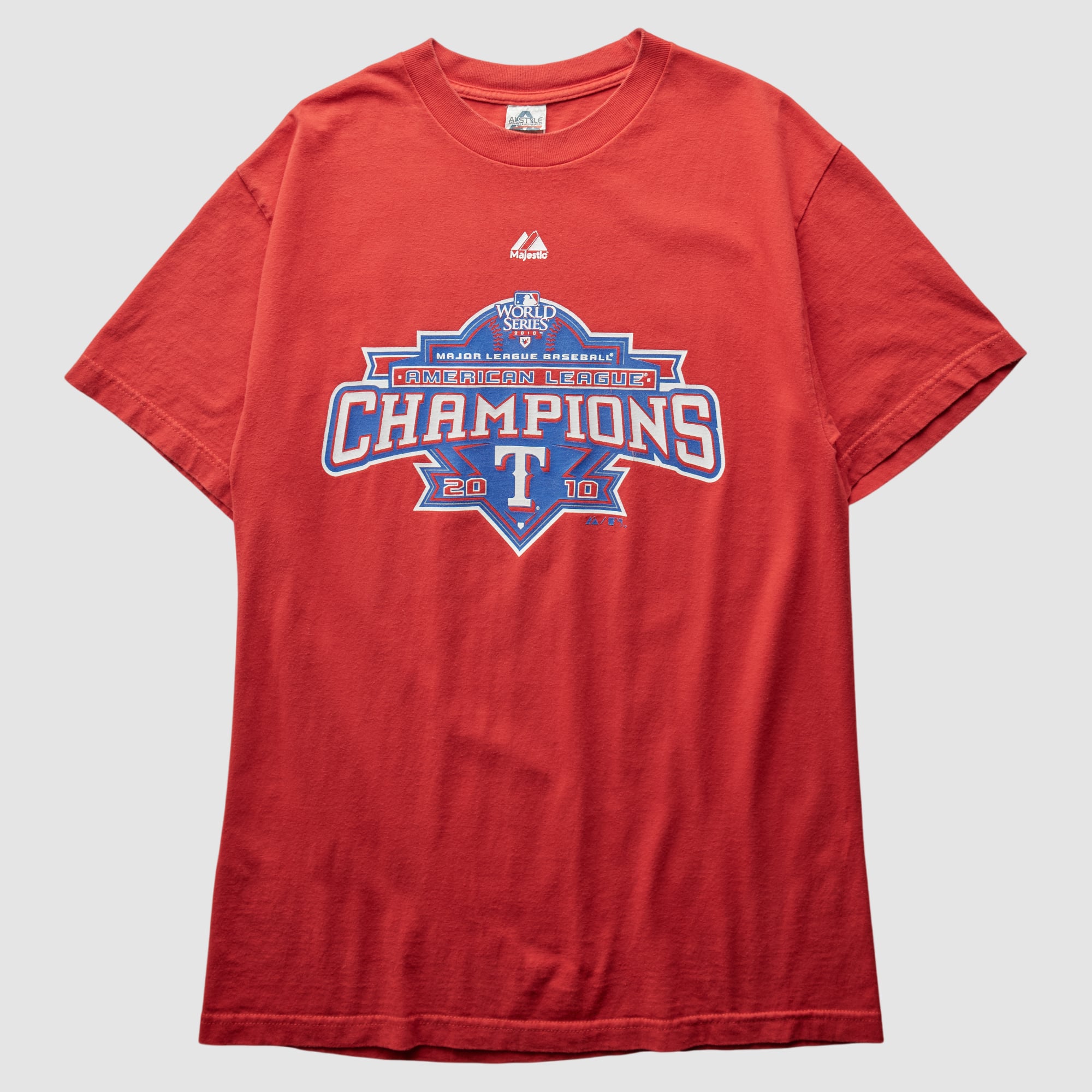 Texas Rangers Majestic 2010 T-Shirt - Red - S