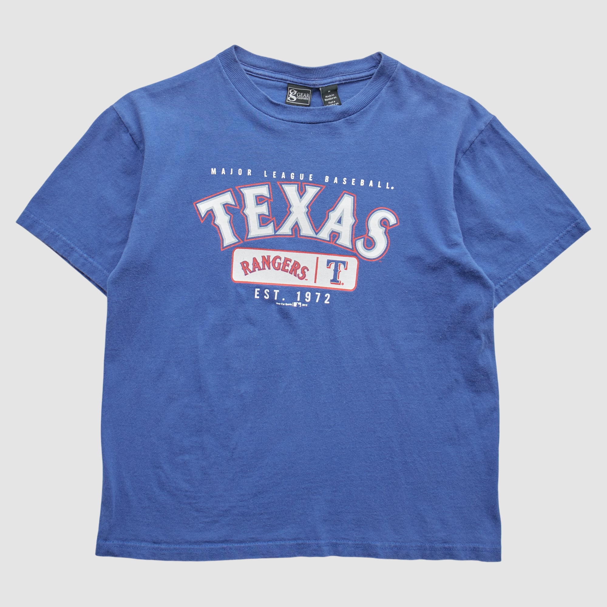 Texas Rangers Gear For Sports 2012 T-Shirt - Blue - XS