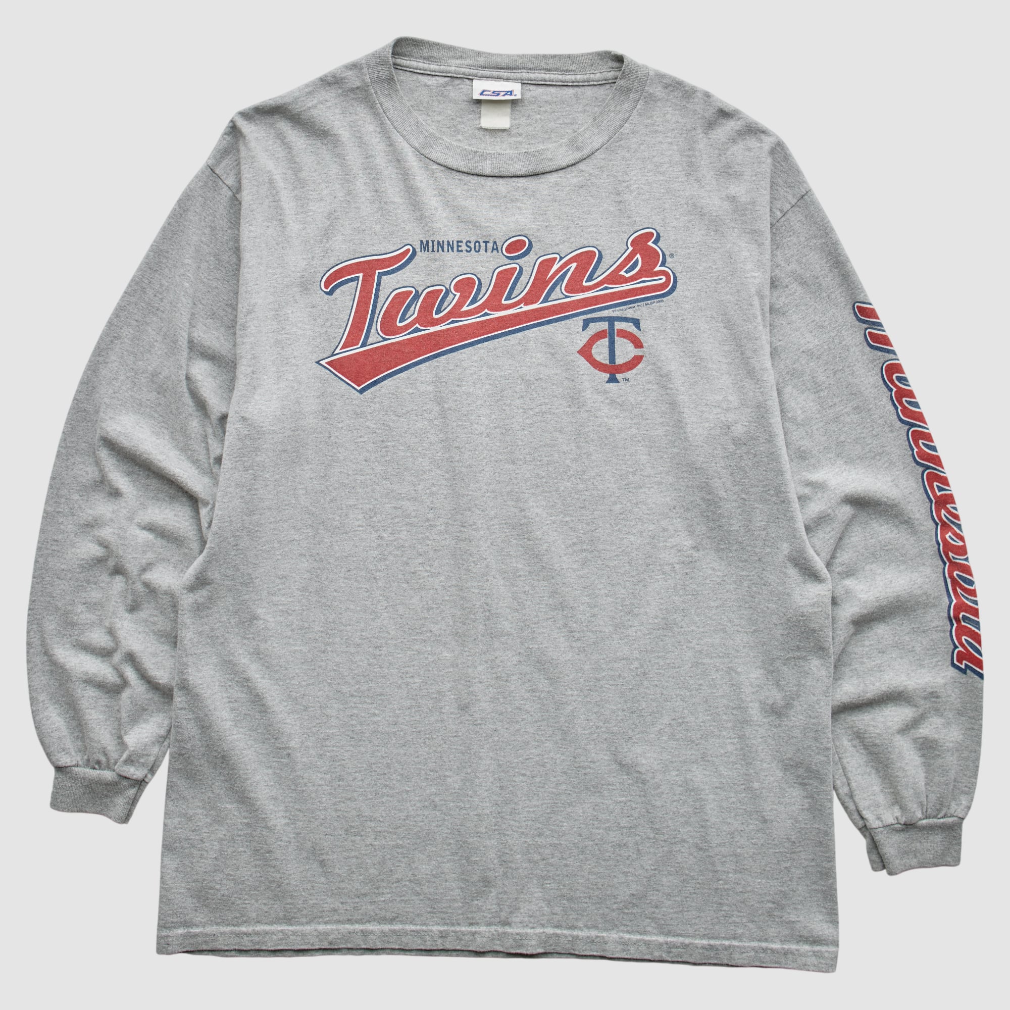 Minnesota Twins CSA 2000s T-Shirt - Gray - M