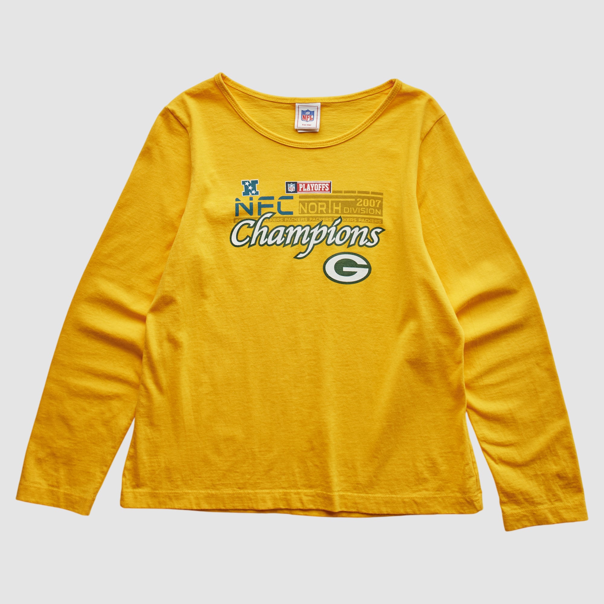 Green Bay Packers 2007 T-Shirt - Yellow - S
