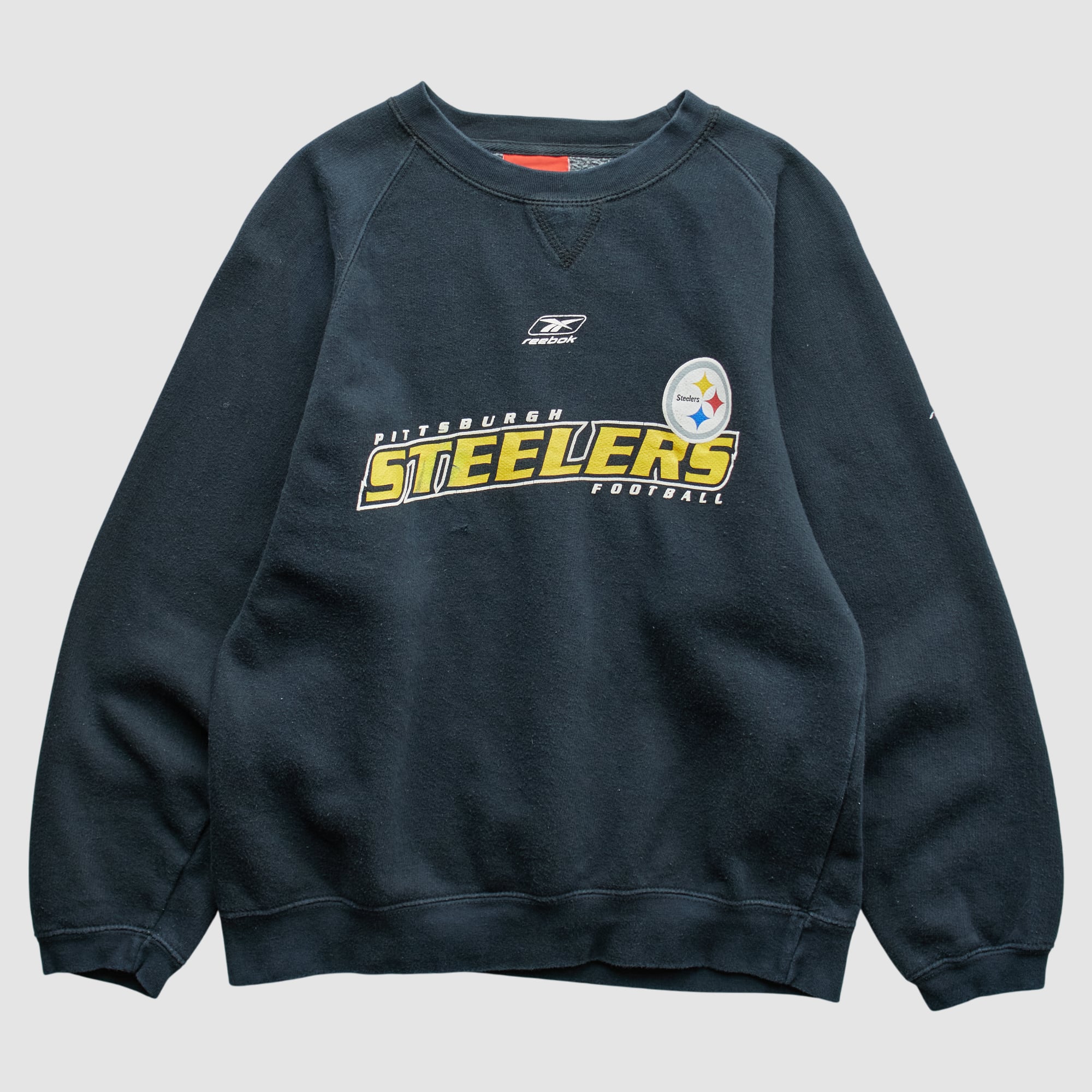 Pittsburgh Steelers Reebok 2000s Pullover Sweatshirt - Black - XXS