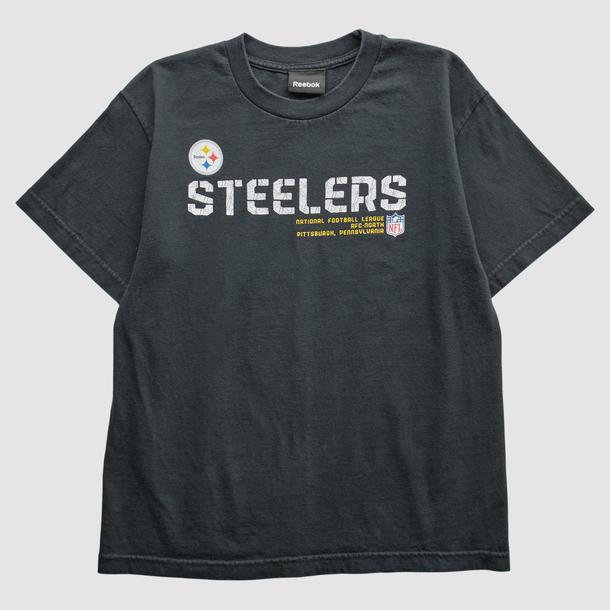 Pittsburgh Steelers Reebok 2000s T-Shirt - Black - XS
