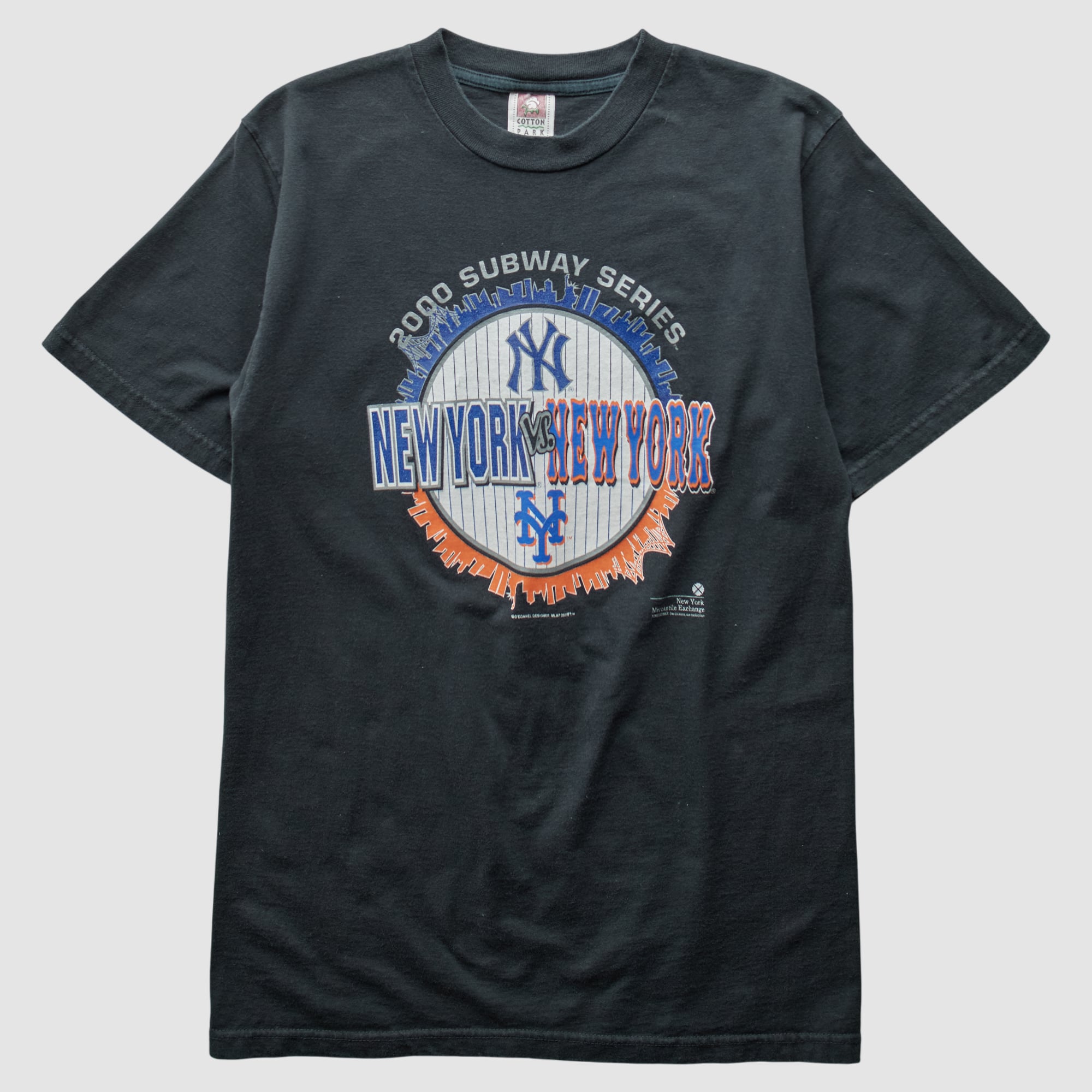 New York Yankees Cotton Park 2000 T-Shirt - Black - S