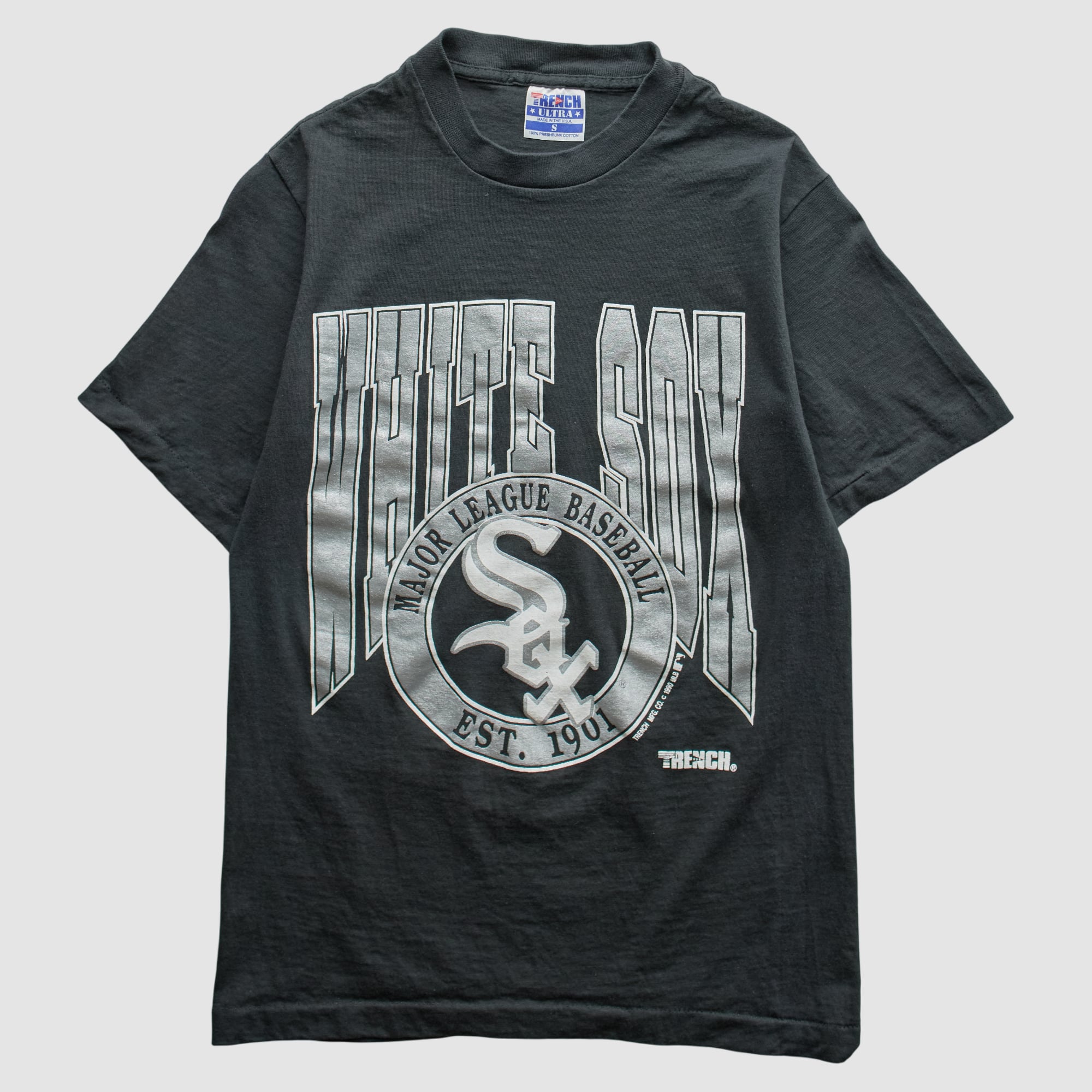 Chicago White Sox Trench 1990 T-Shirt - Black - XXS