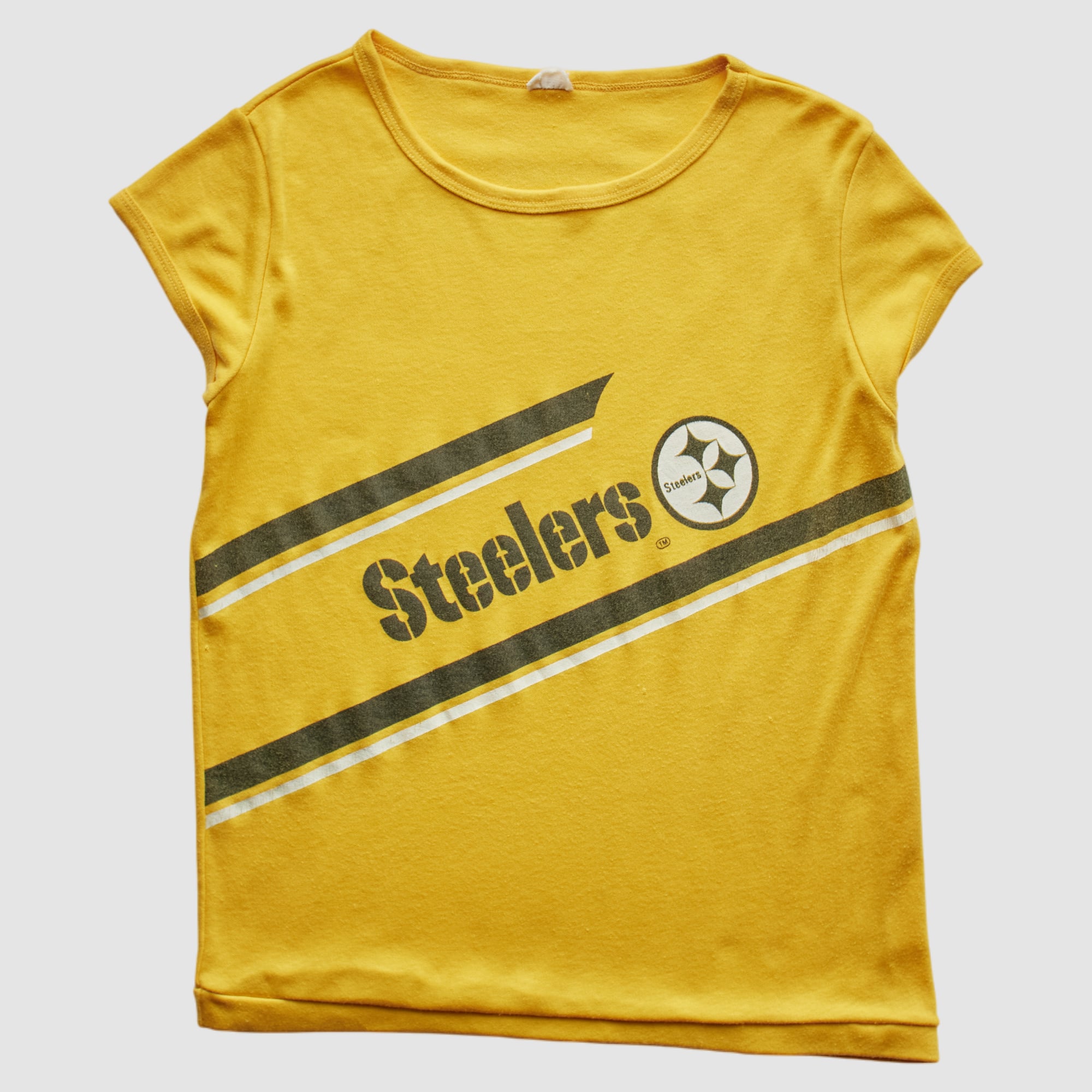 Pittsburgh Steelers 70s T-Shirt - Yellow - XS