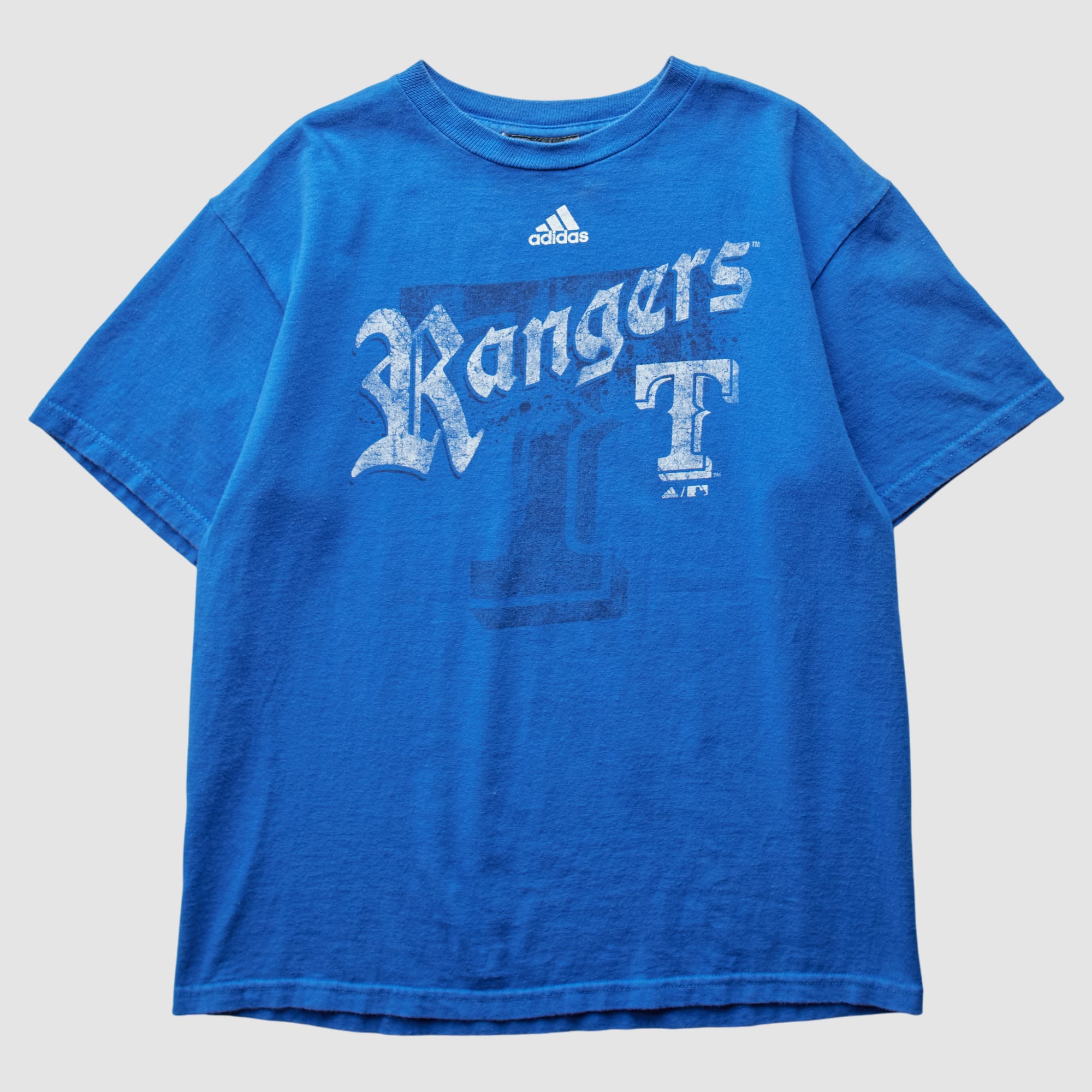 Texas Rangers Adidas 2000s T-Shirt - Blue - XS