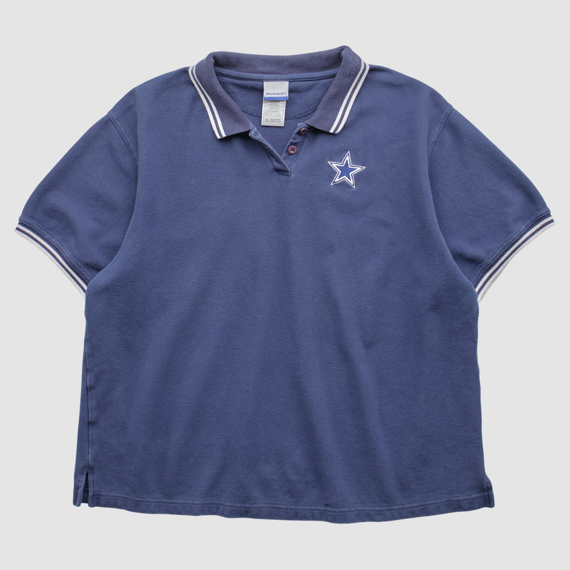 Dallas Cowboys Reebok 2000s Polo - Navy - S