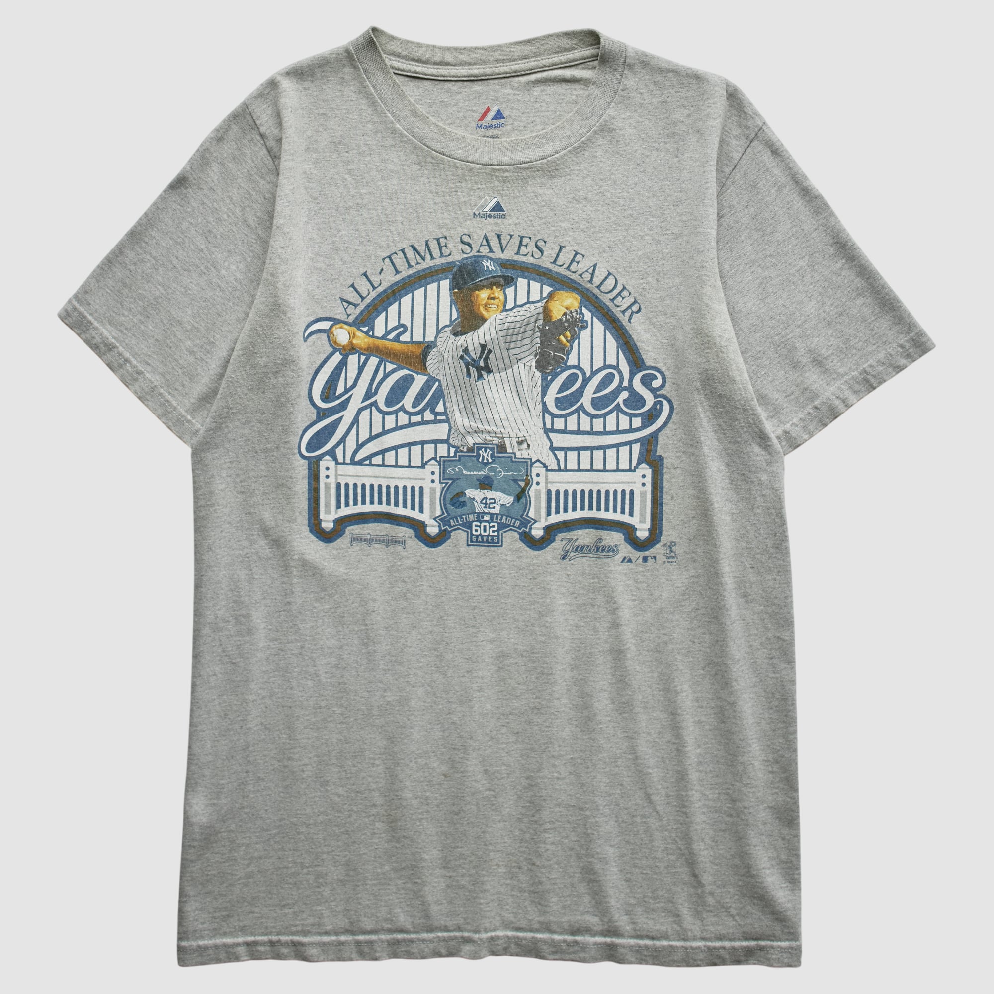 New York Yankees Majestic 2011 T-Shirt - Gray - S
