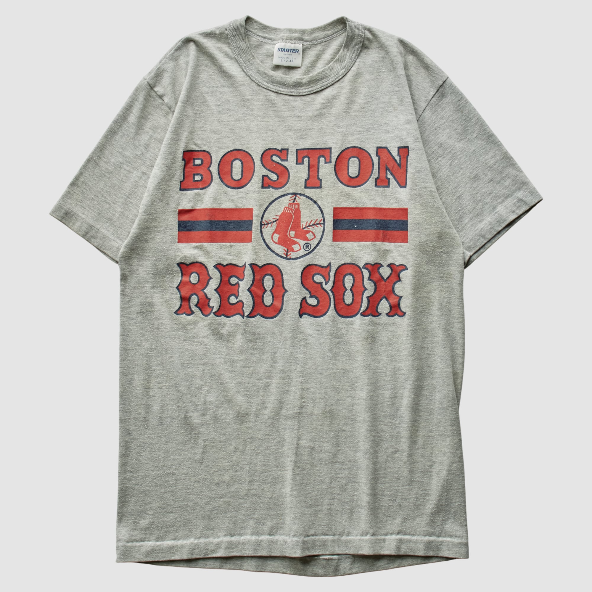 Boston Red Sox Starter 80s T-Shirt - Heather Gray - XXS