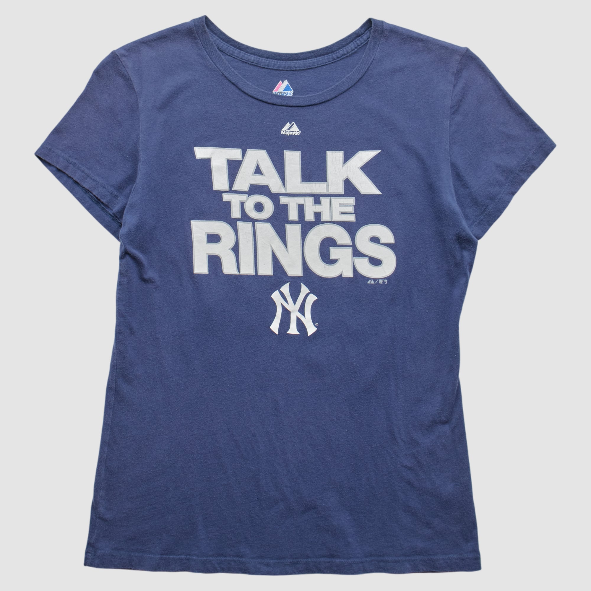 New York Yankees Majestic 2009 T-Shirt - Blue - XS