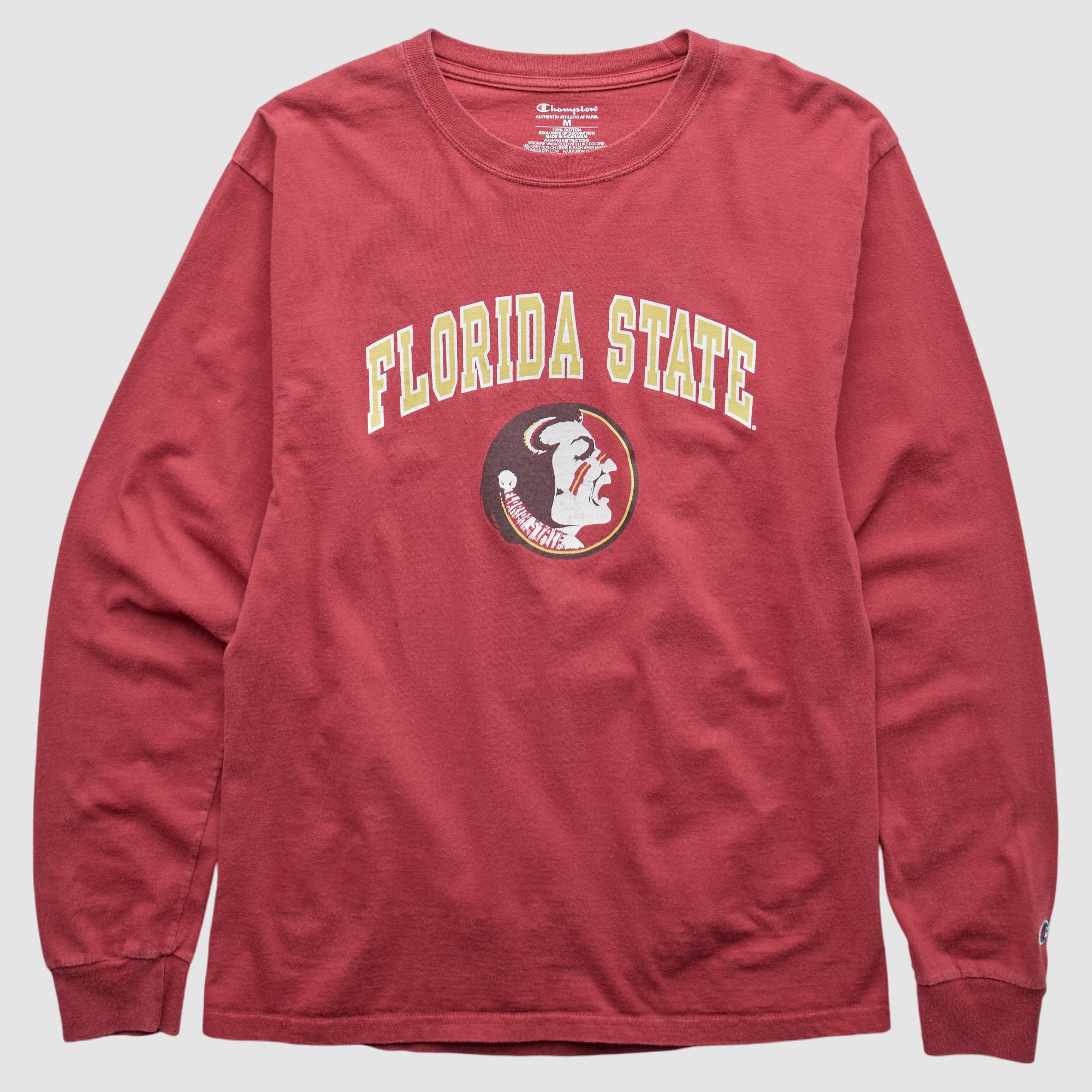 Florida State Seminoles Champion 2010s Long Sleeve T-Shirt - Red - S