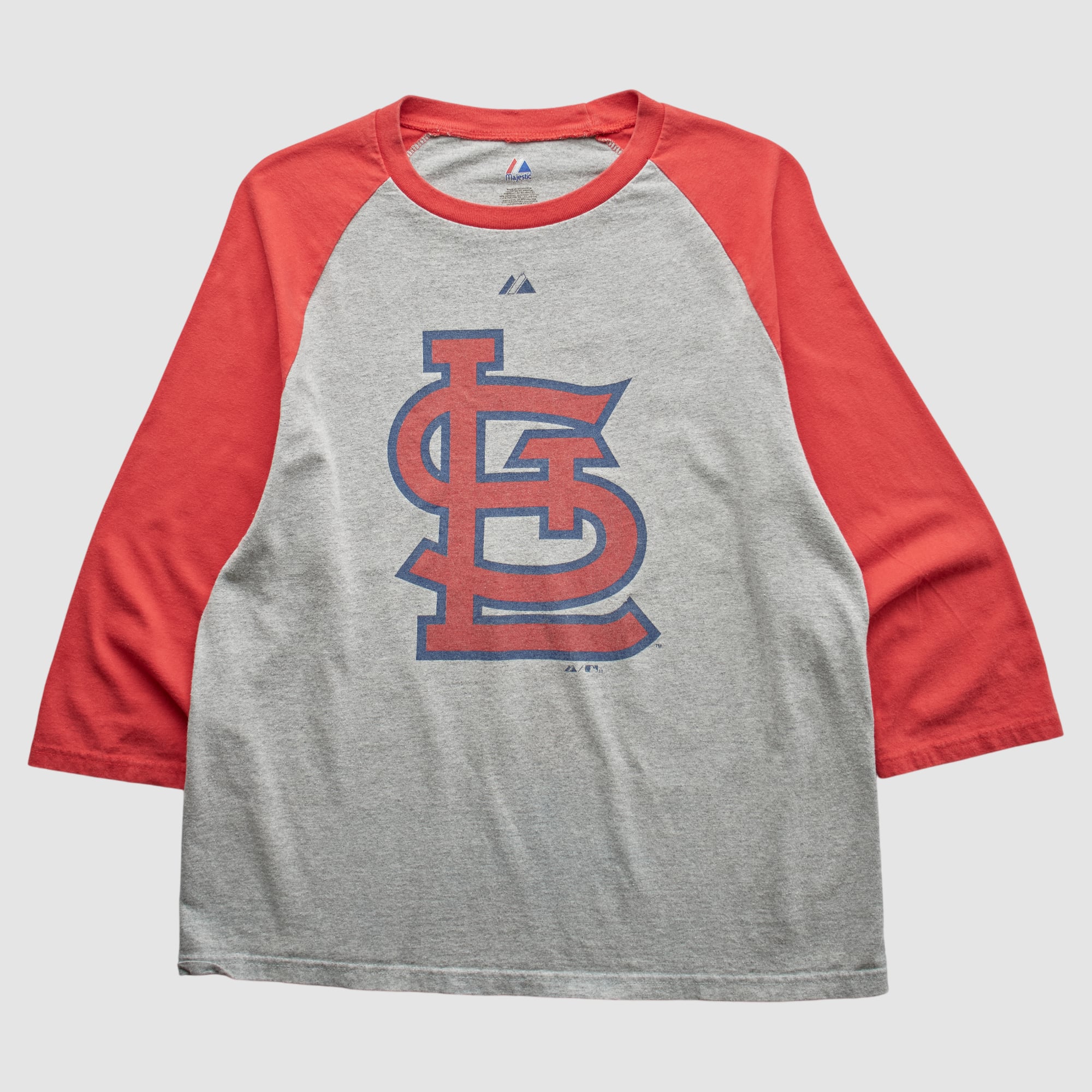St. Louis Cardinals Majestic 2010 T-Shirt - Heather Gray - S