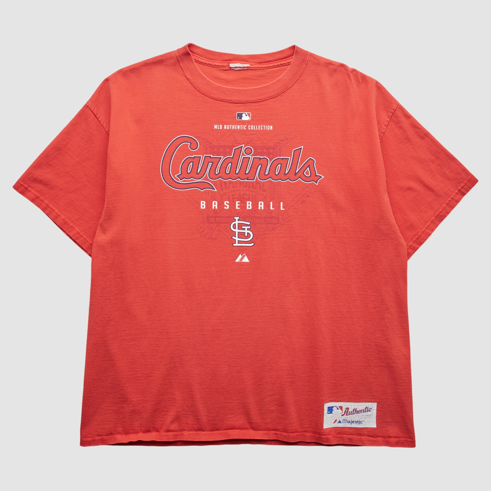 St. Louis Cardinals Majestic 2000s T-Shirt - Red - XL