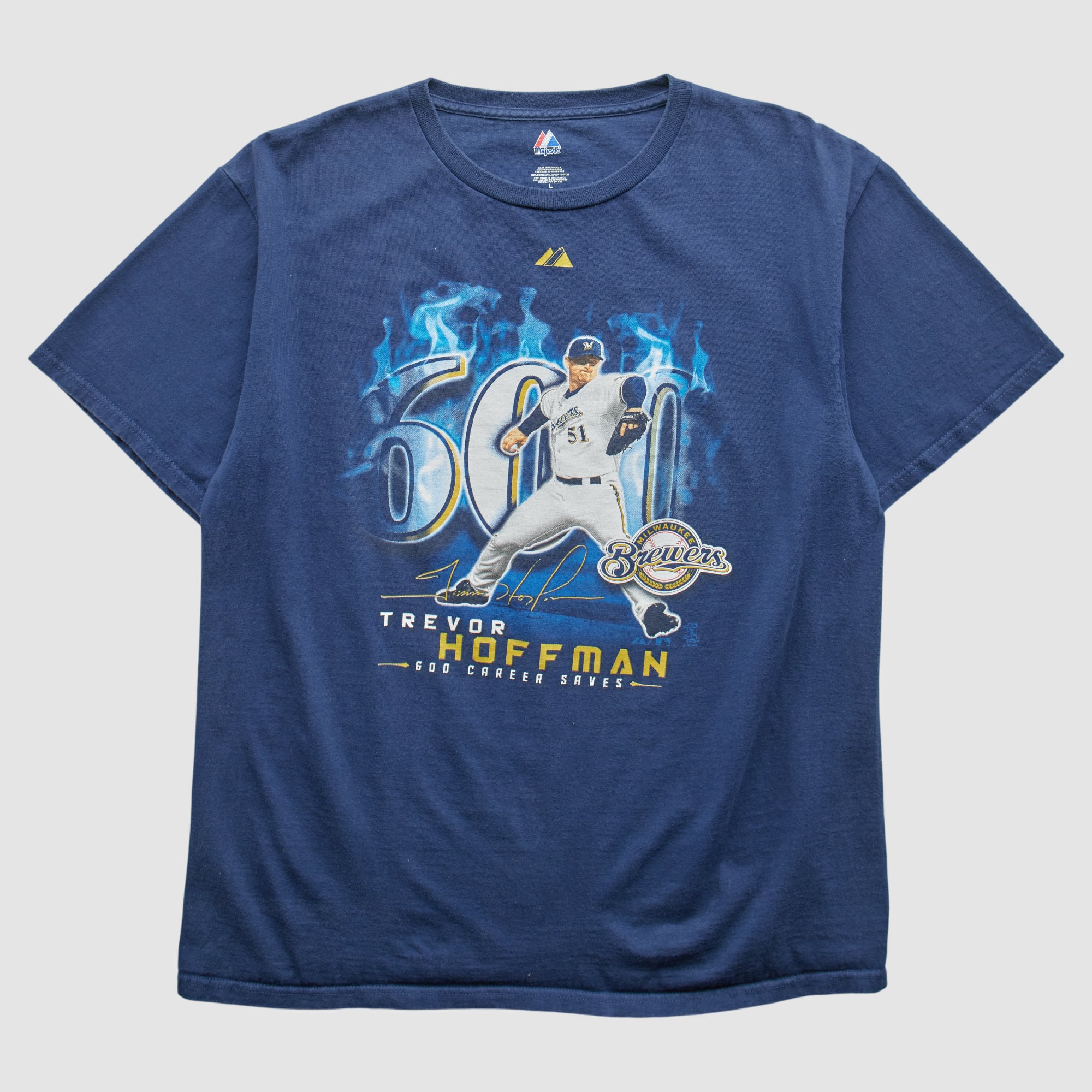 Milwaukee Brewers Majestic 2010 T-Shirt - Blue - M