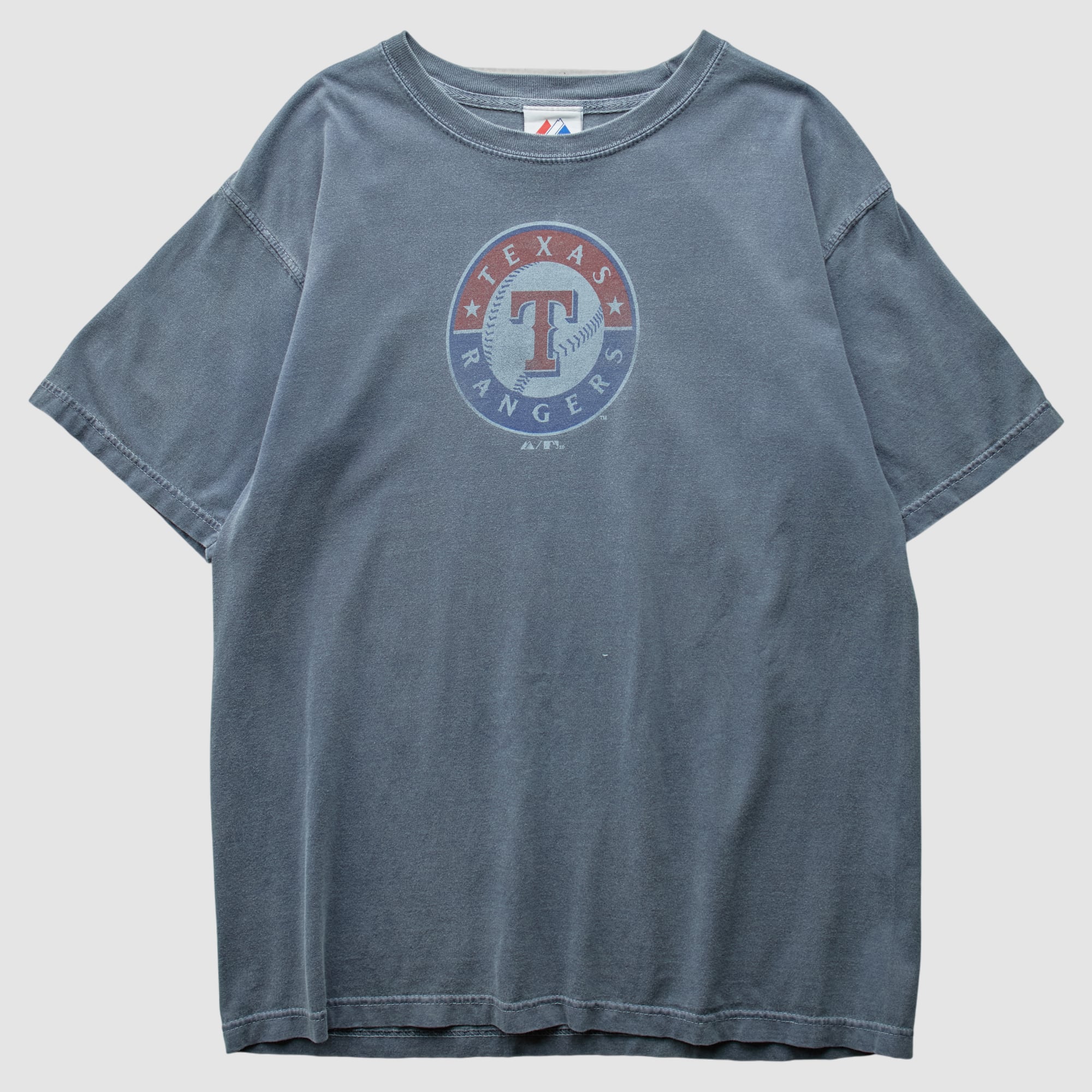 Texas Rangers Majestic 2010 T-Shirt - Gray - S