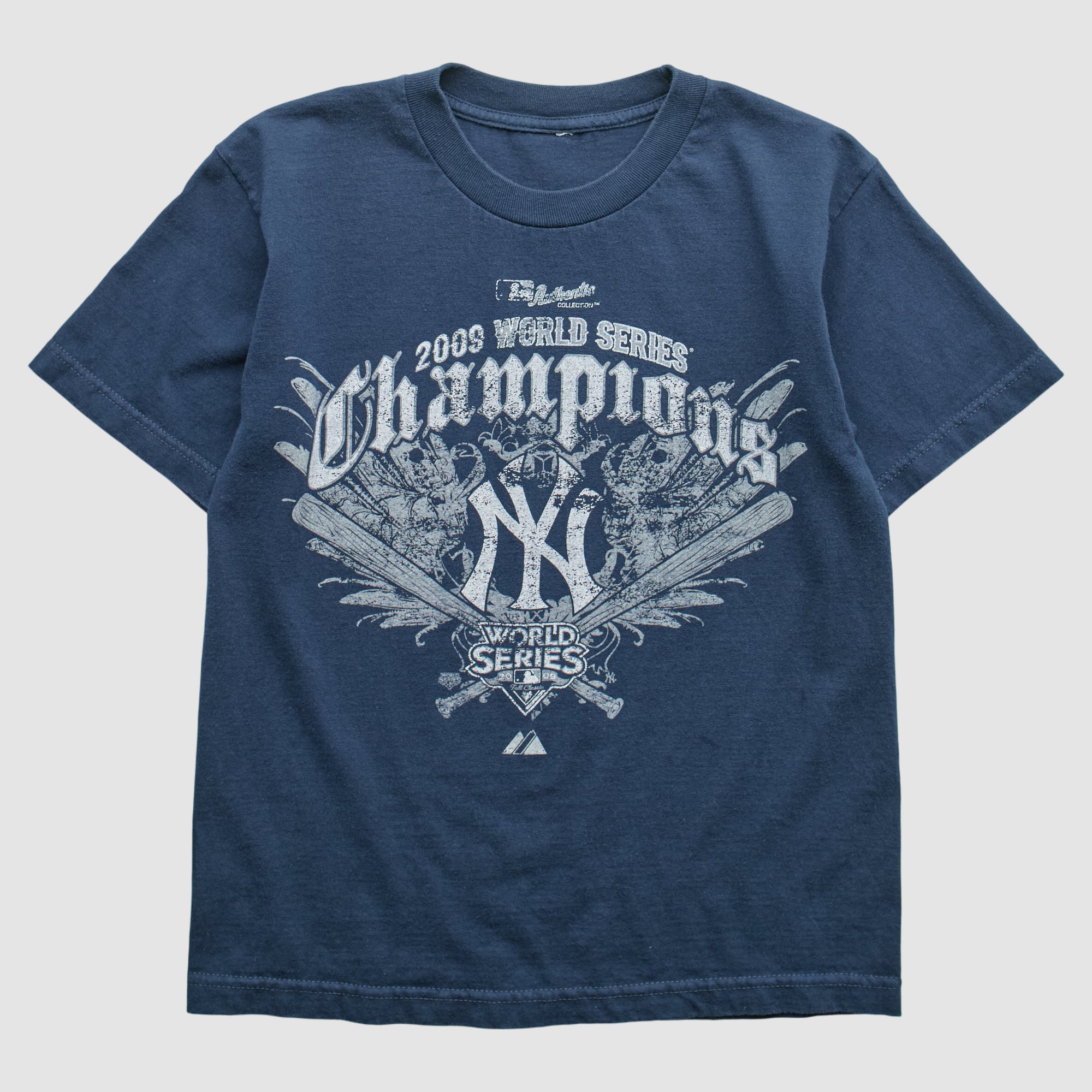 New York Yankees Majestic 2009 T-Shirt - Navy - XS