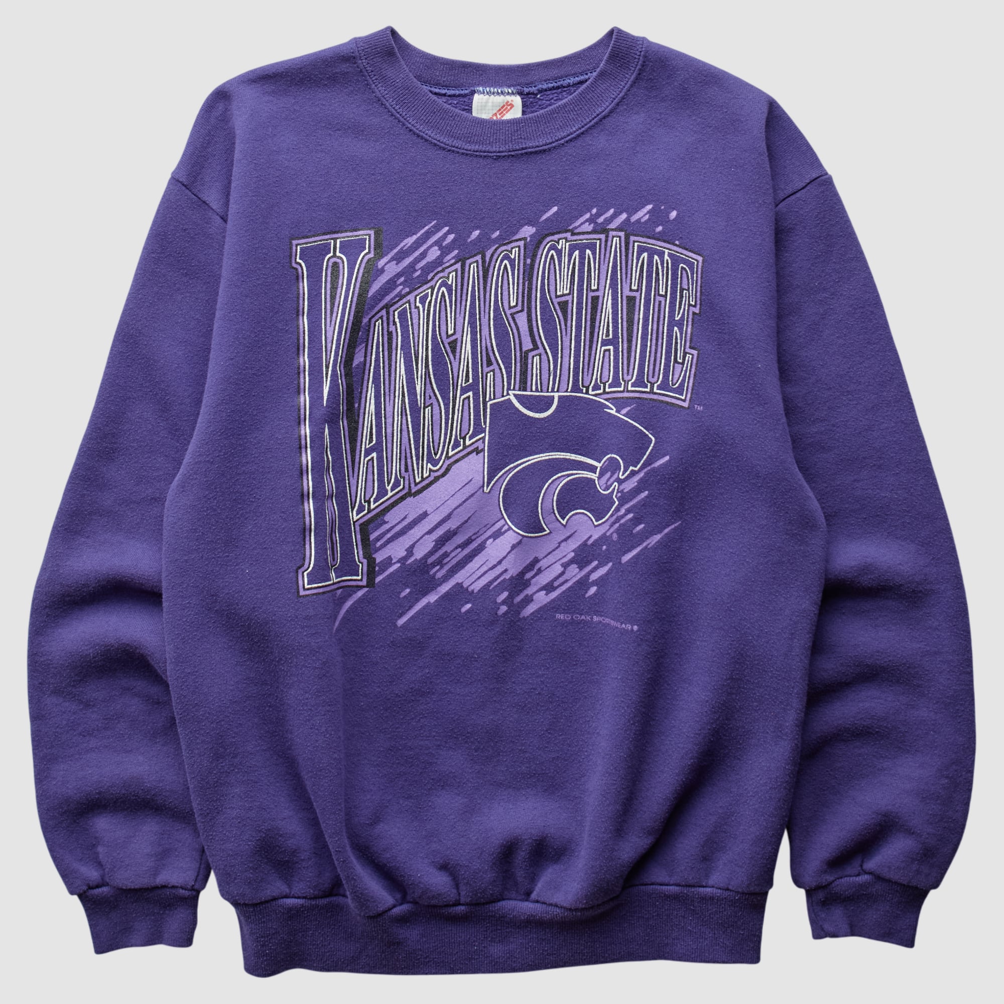 Kansas State Wildcats Red Oak 90s Sweatshirt - Purple - XXS