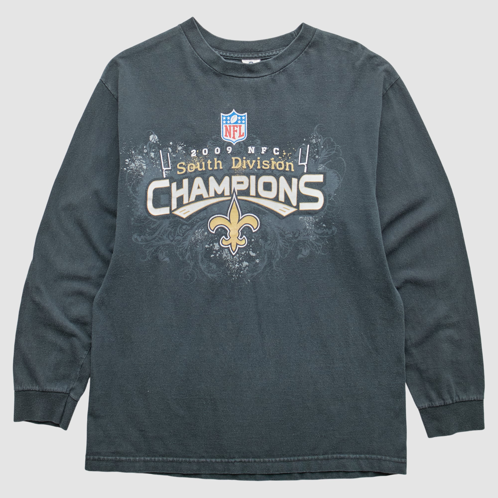 New Orleans Saints 2009 T-Shirt - Black - S