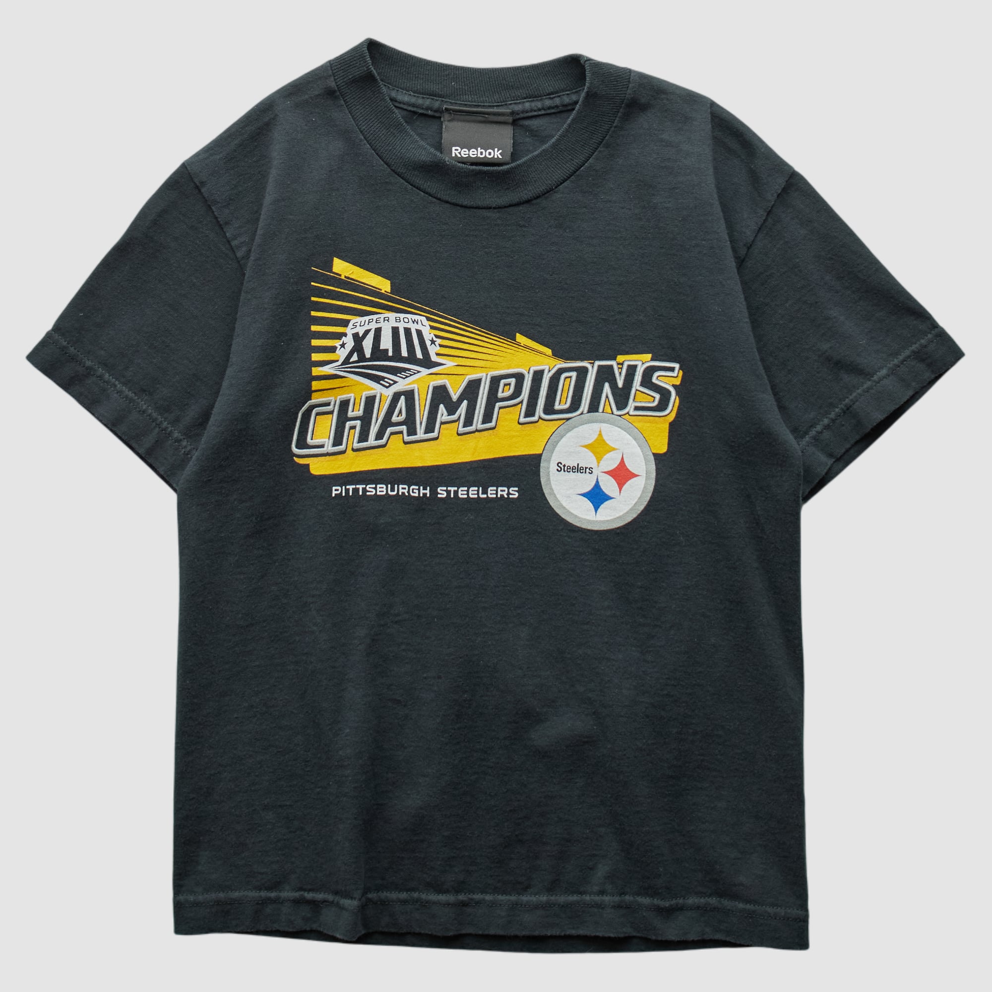Pittsburgh Steelers Reebok 2009 T-Shirt - Black - XXS