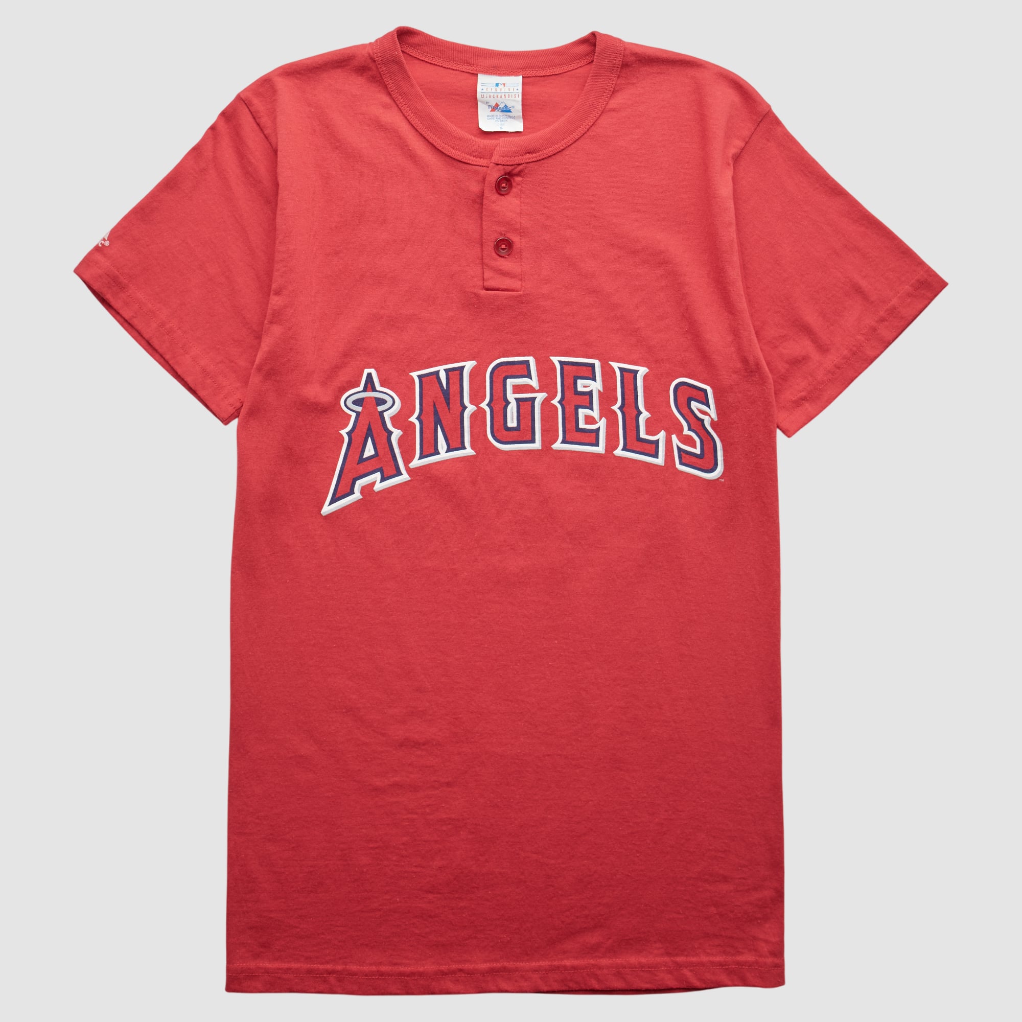 Los Angeles Angels Majestic 90s T-Shirt - Red - S