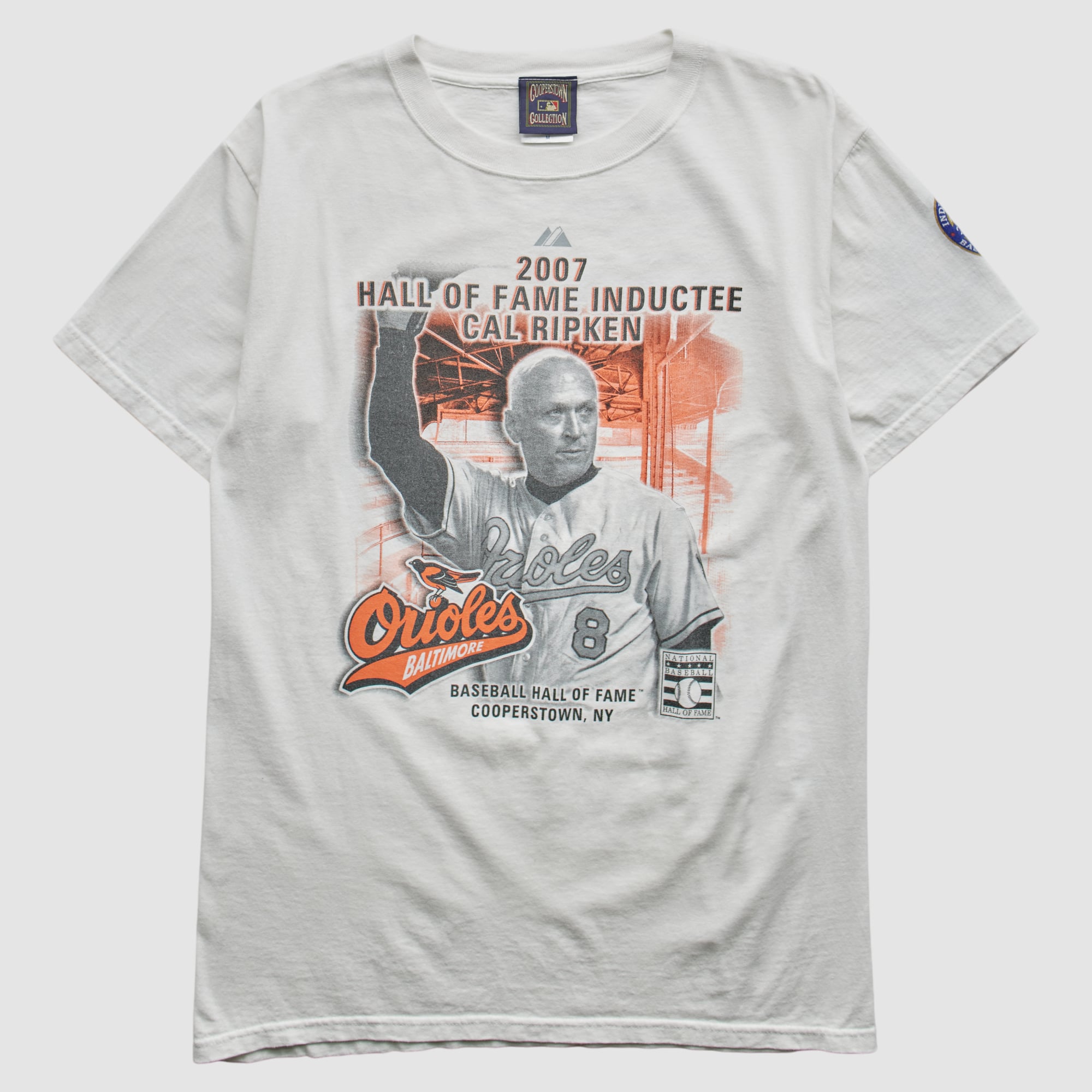 Baltimore Orioles Majestic Cooperstown Collection 2007 T-Shirt - White - M