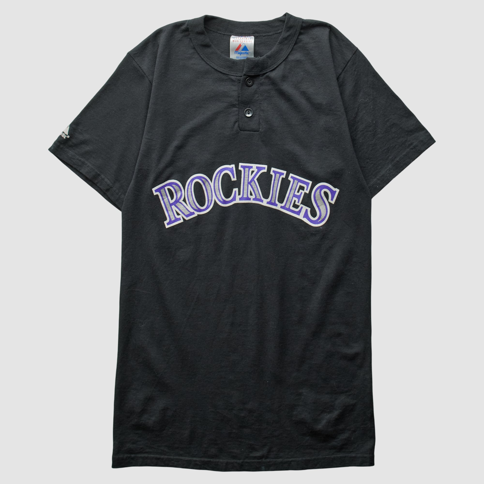 Colorado Rockies Majestic 2000s T-Shirt - Black - S