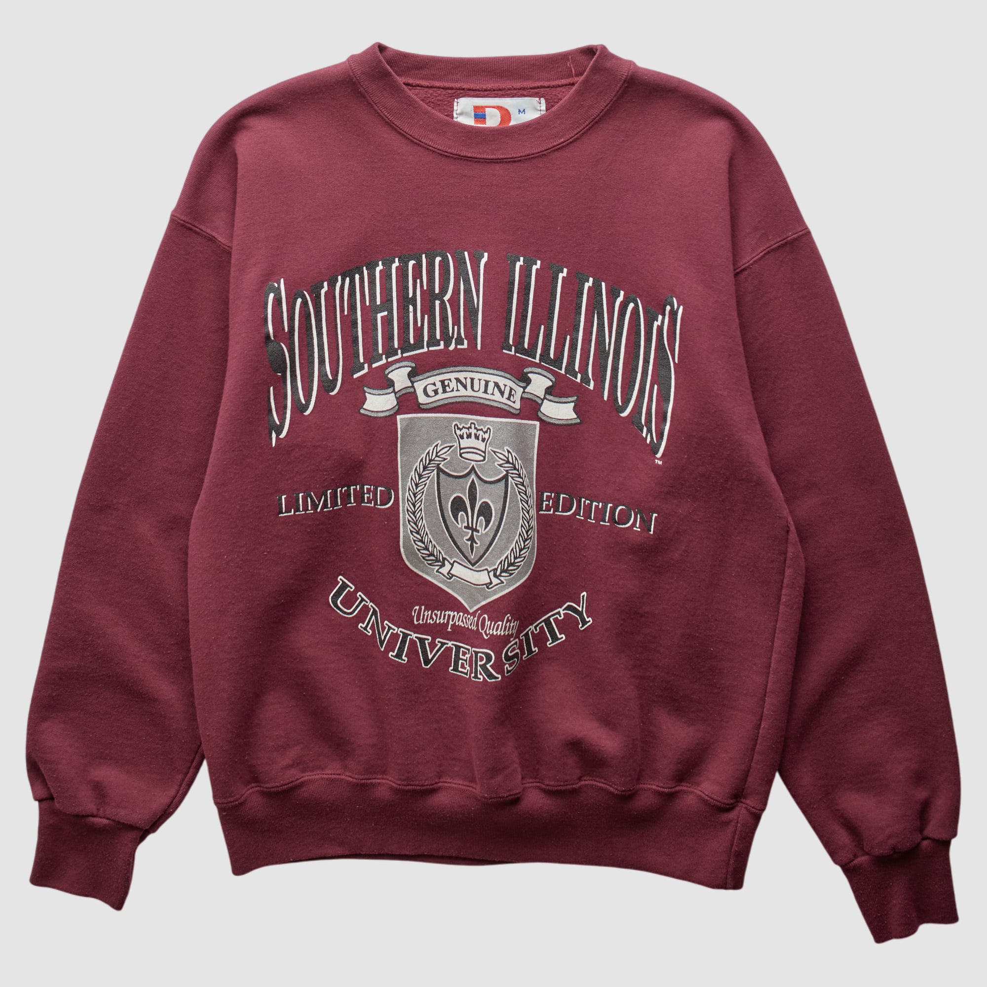 Southern Illinois Salukis Dodger 90s Pullover Sweatshirt - Maroon - XS
