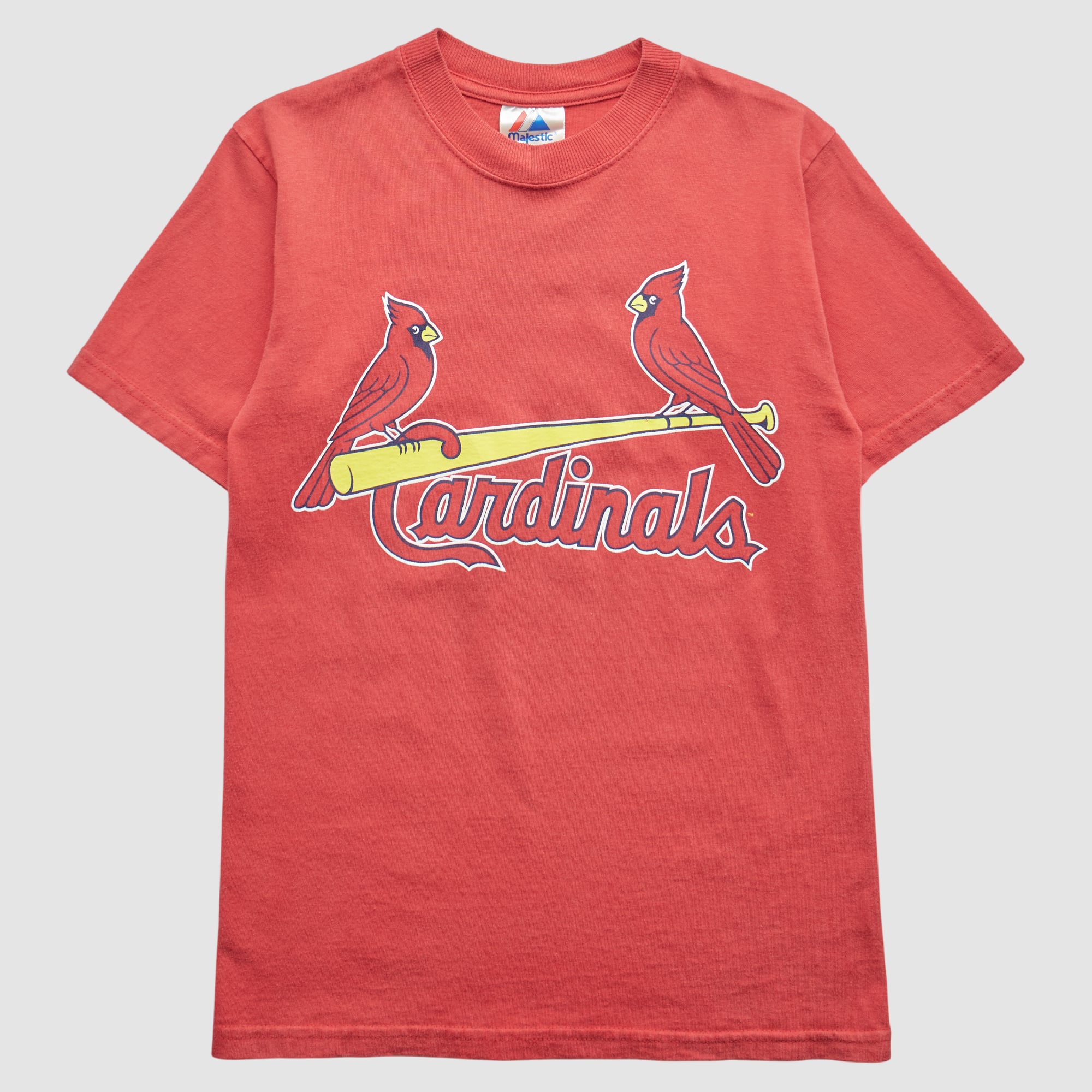 St. Louis Cardinals Majestic 2000s T-Shirt - Red - XXS