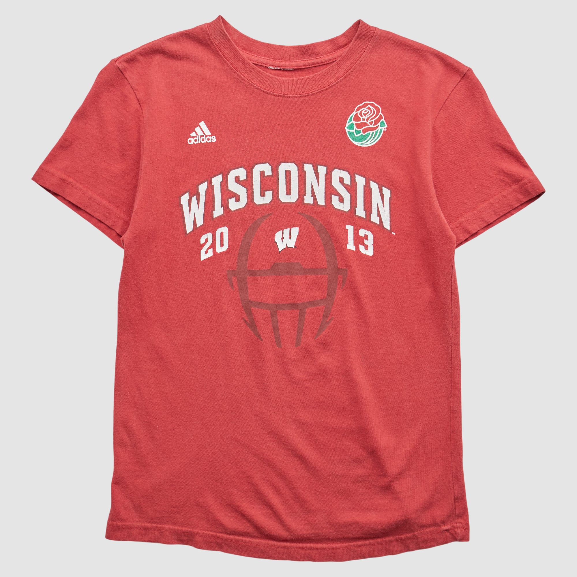 Wisconsin Badgers Adidas 2013 T-Shirt - Red - XS