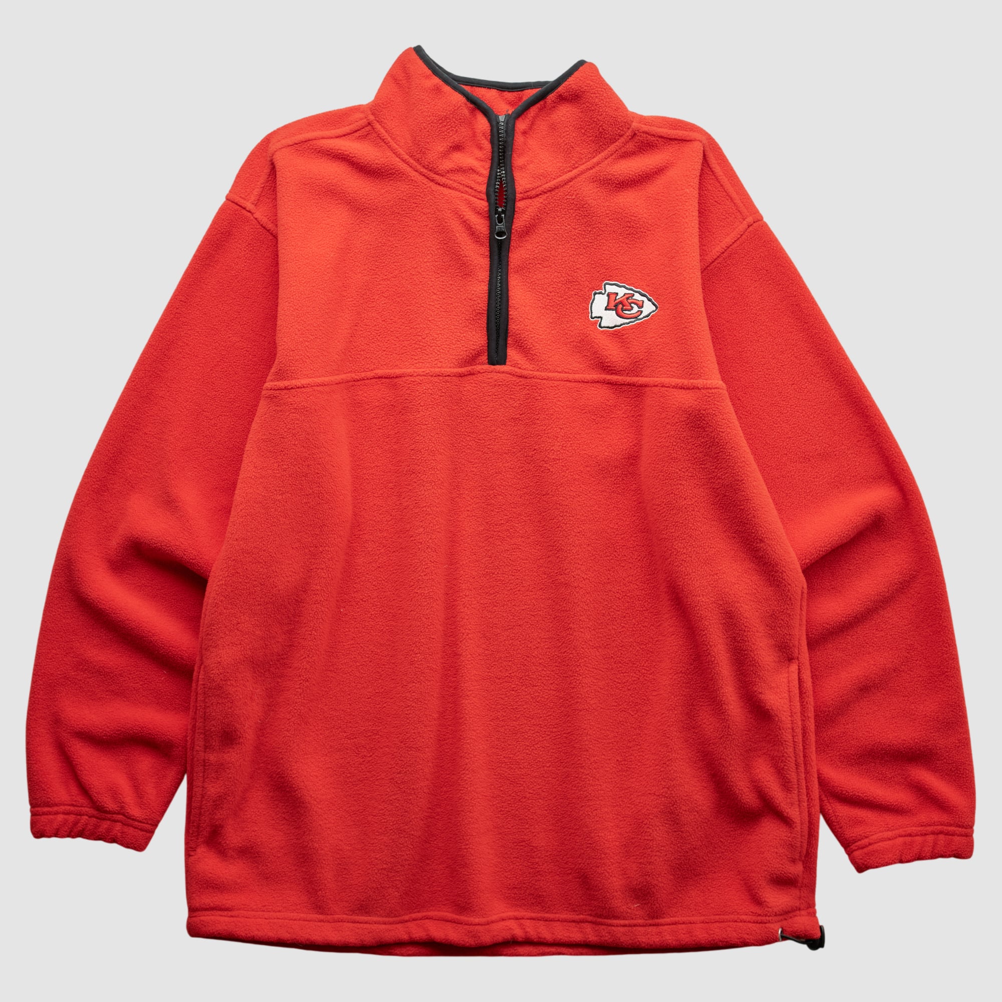 Kansas City Chiefs NFL 2000s 1/4 Zip Sweatshirt - Red - S