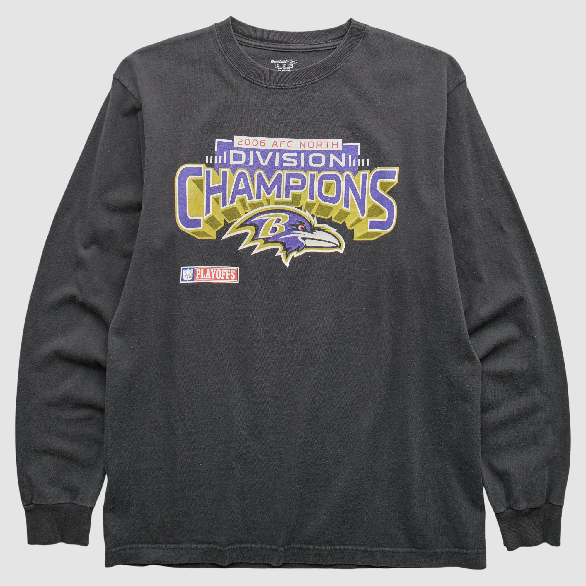 Baltimore Ravens Reebok 2006 T-Shirt - Black - S