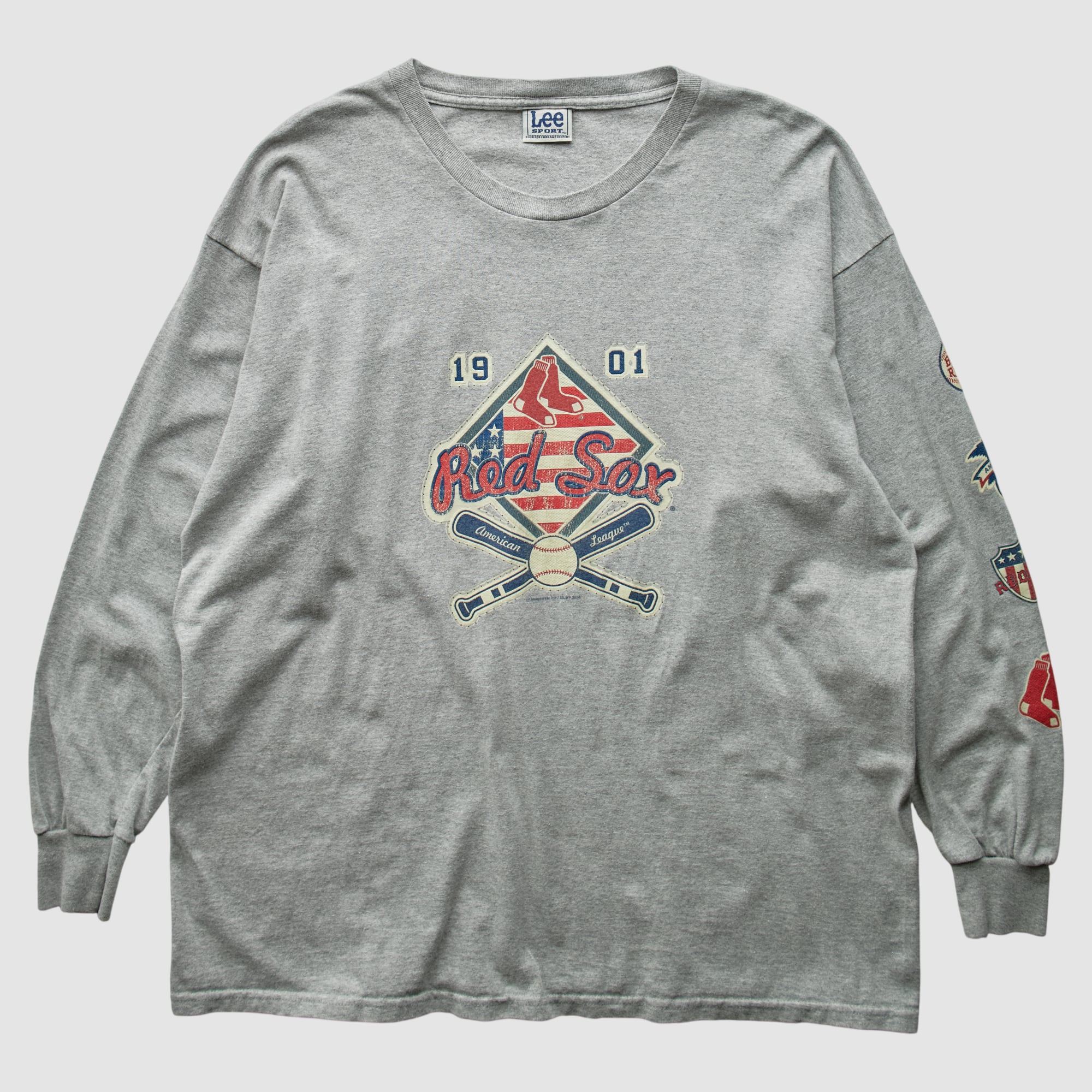 Boston Red Sox Lee Apparel 2004 Long Sleeve T-Shirt - Gray - 2XL