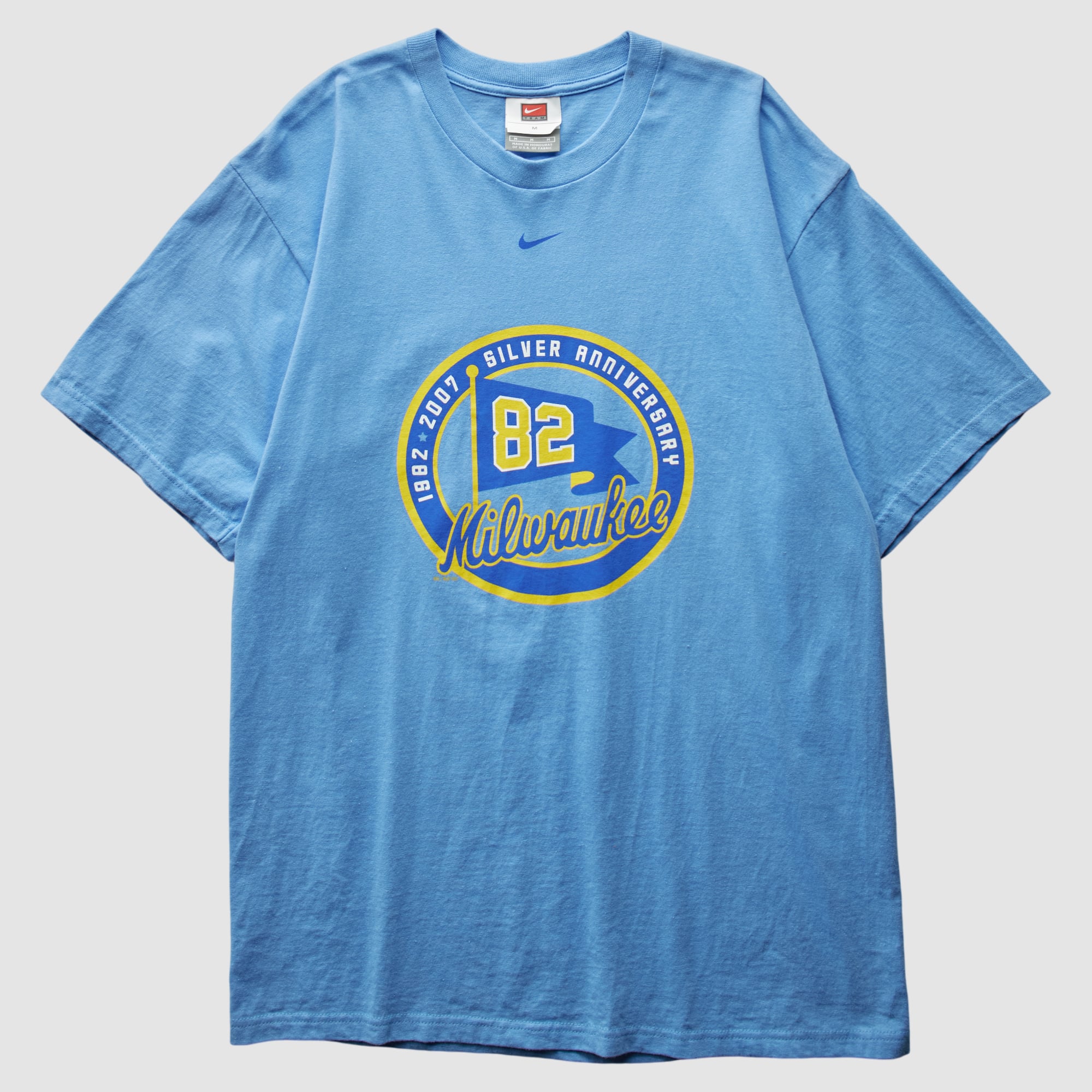 Milwaukee Brewers Nike 2007 T-Shirt - Light Blue - M