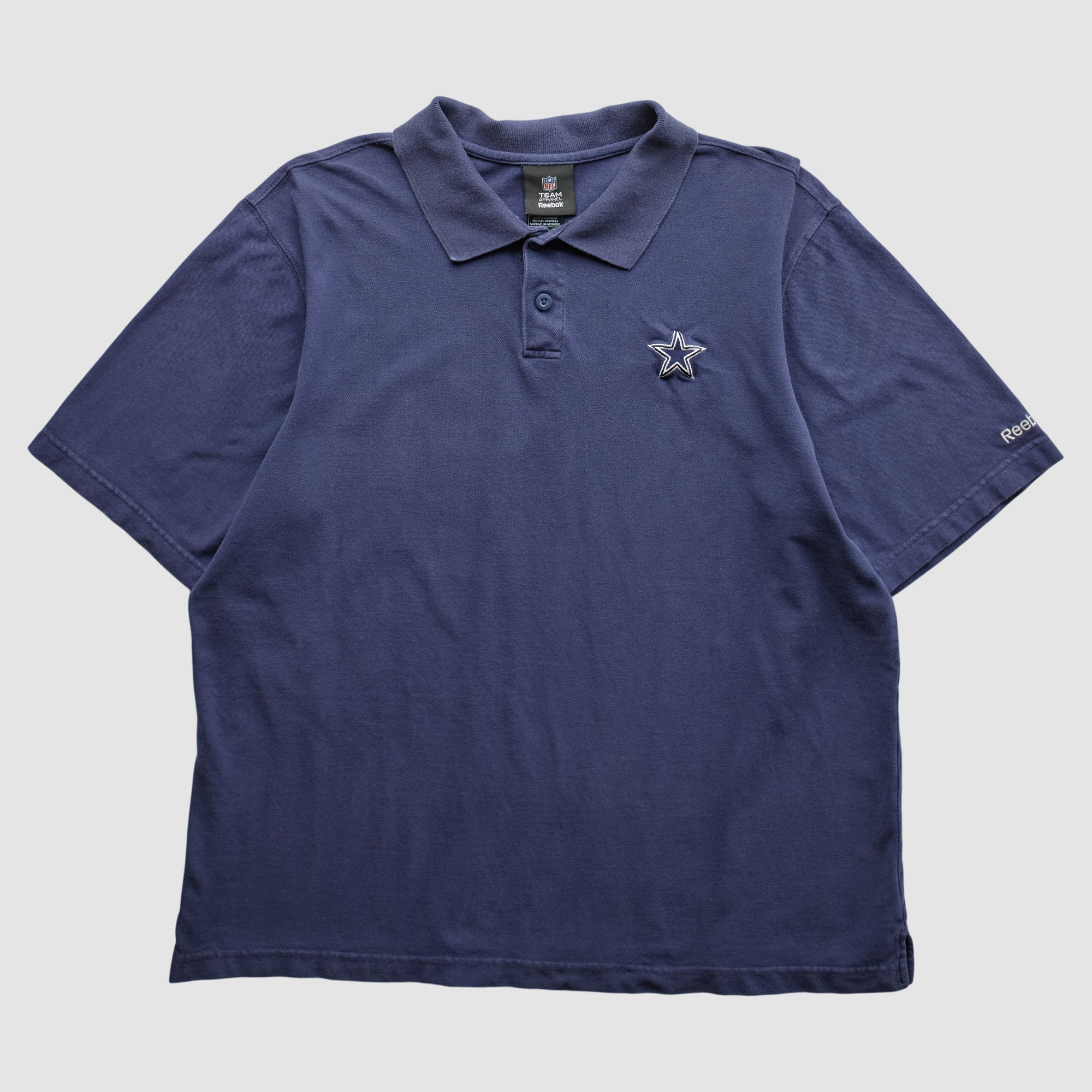 Dallas Cowboys Reebok 2010s Polo - Navy - M