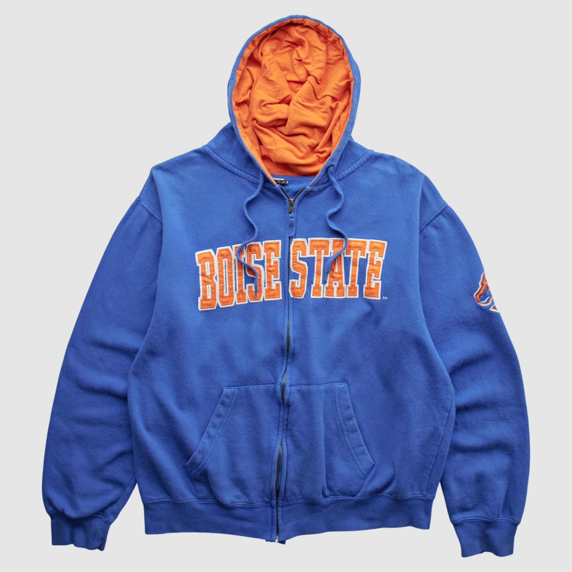 Boise State Broncos 2000s Full Zip Sweatshirt - Blue - XS