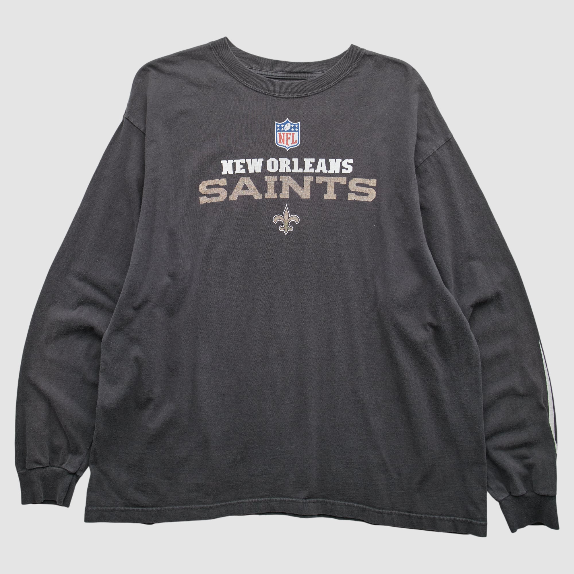 New Orleans Saints 2000s Long Sleeve T-Shirt - Black - 2XL