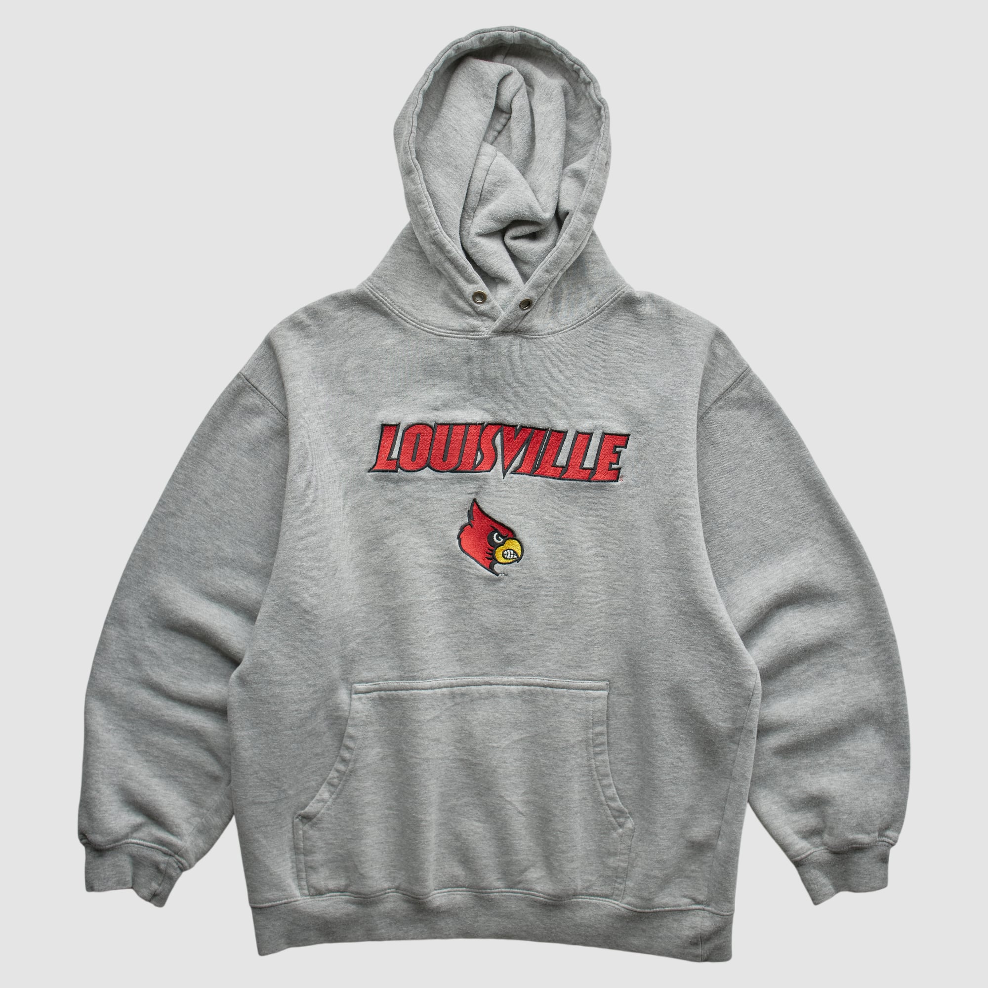 Louisville Cardinals 2010s Pullover Sweatshirt - Heather Gray - XS