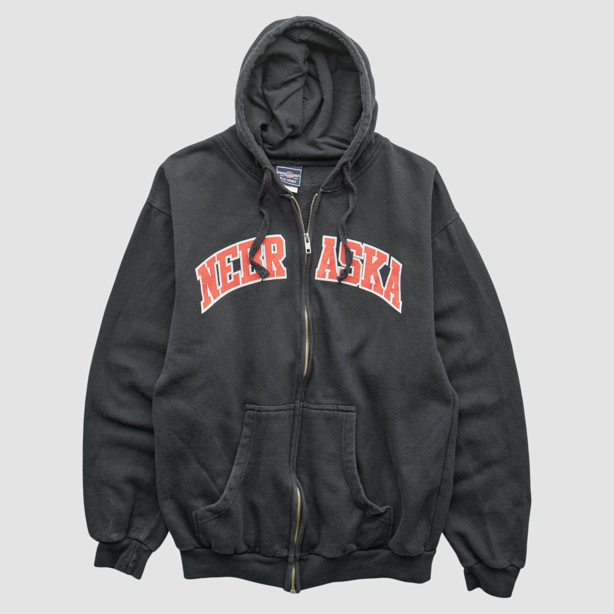 Nebraska Huskers 2010s Full Zip Sweatshirt - Black - XS