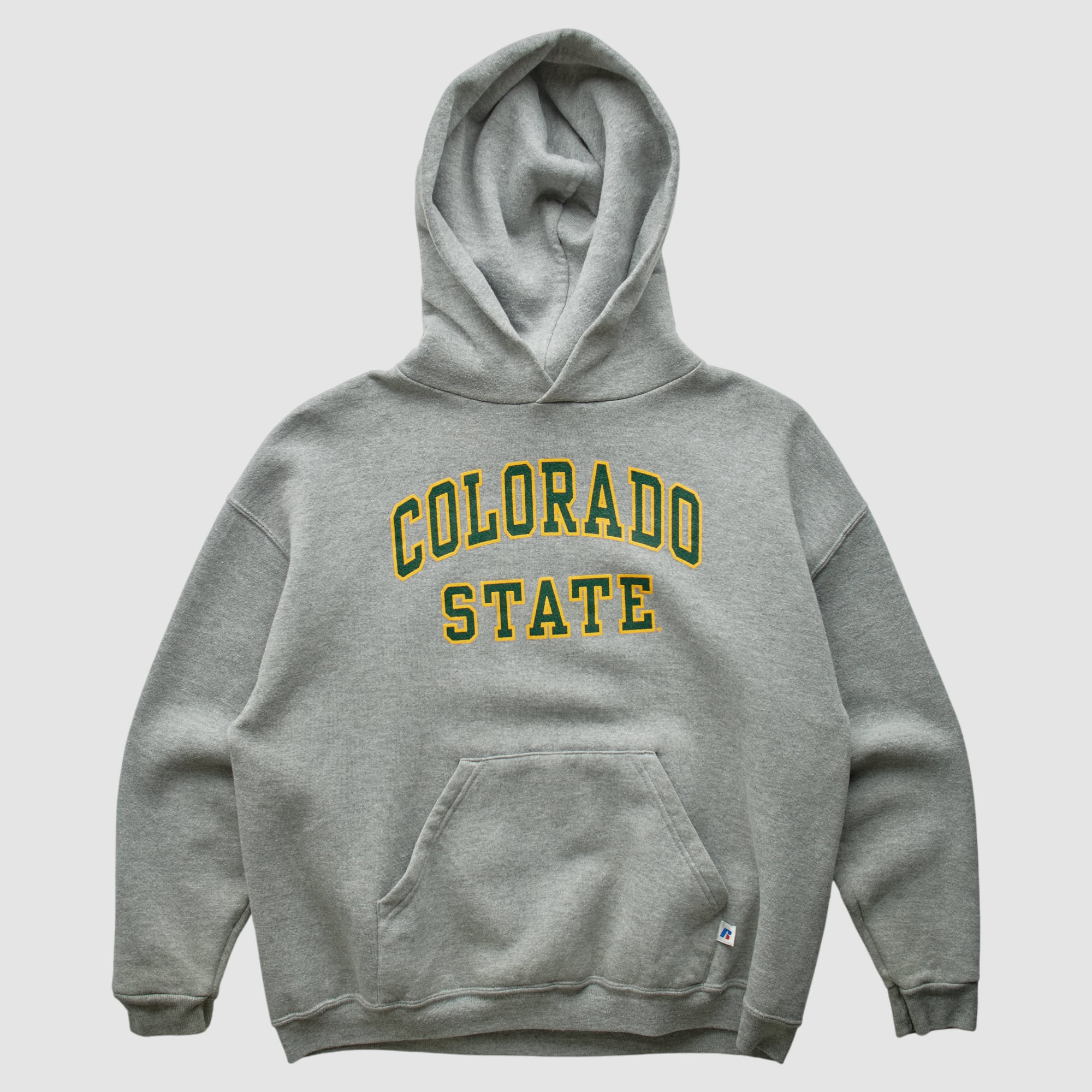 Colorado State Rams Russell 2000s Pullover Sweatshirt - Heather Gray - XS