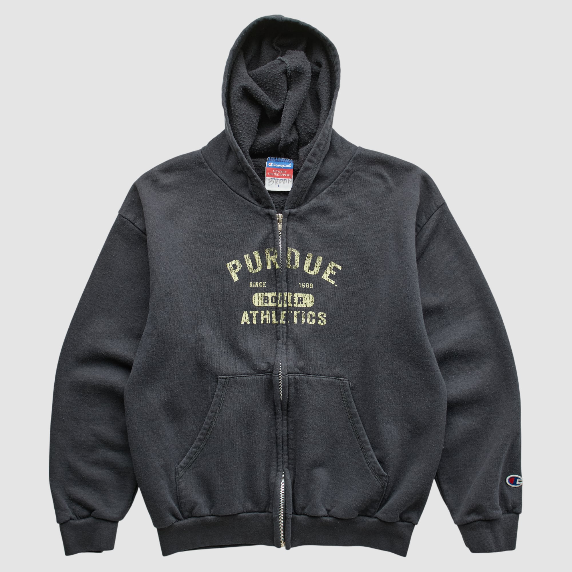 Purdue Boilermakers Champion 2010s Full Zip Sweatshirt - Black - XXS