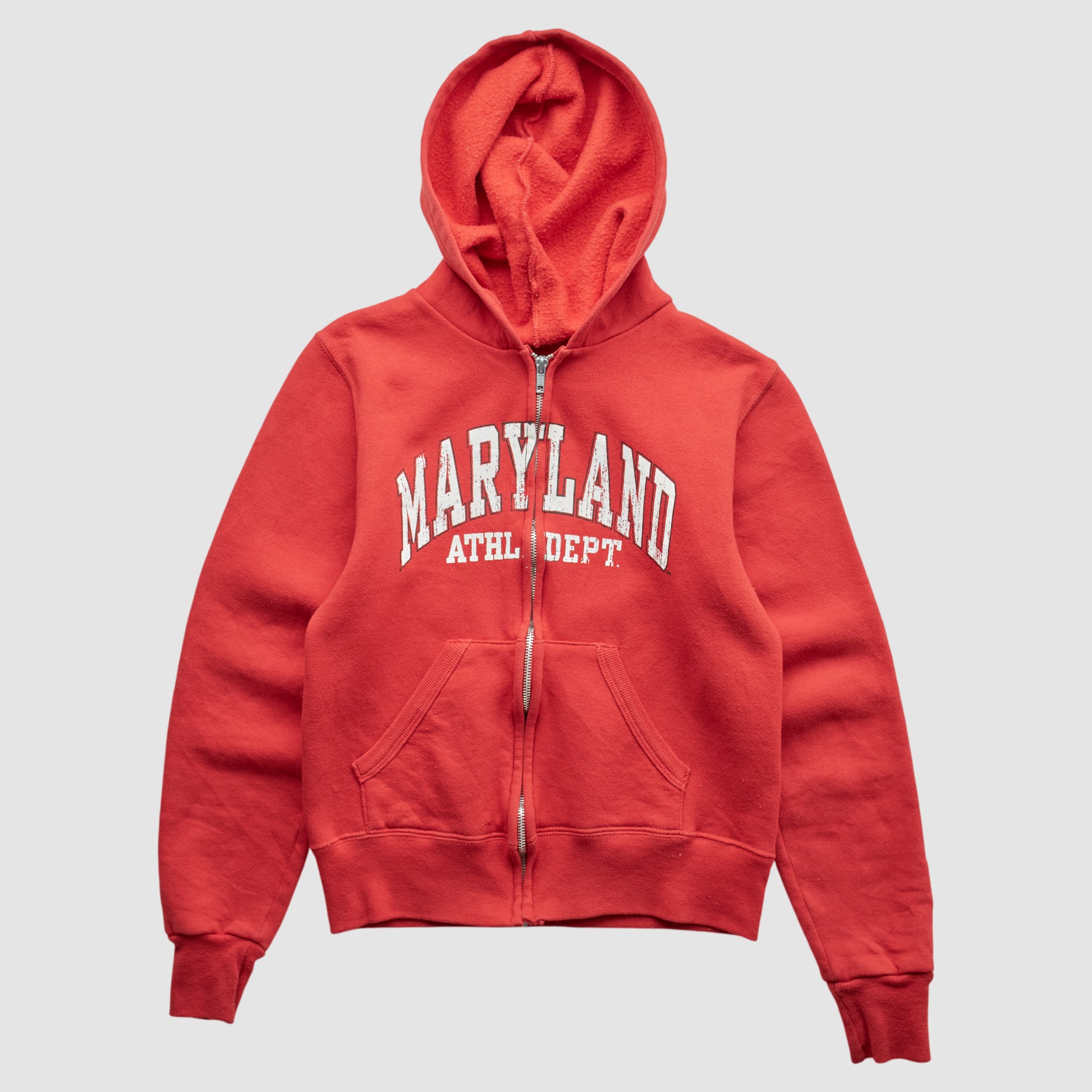 Maryland Terrapins 2010s Full Zip Sweatshirt - Red - XXS