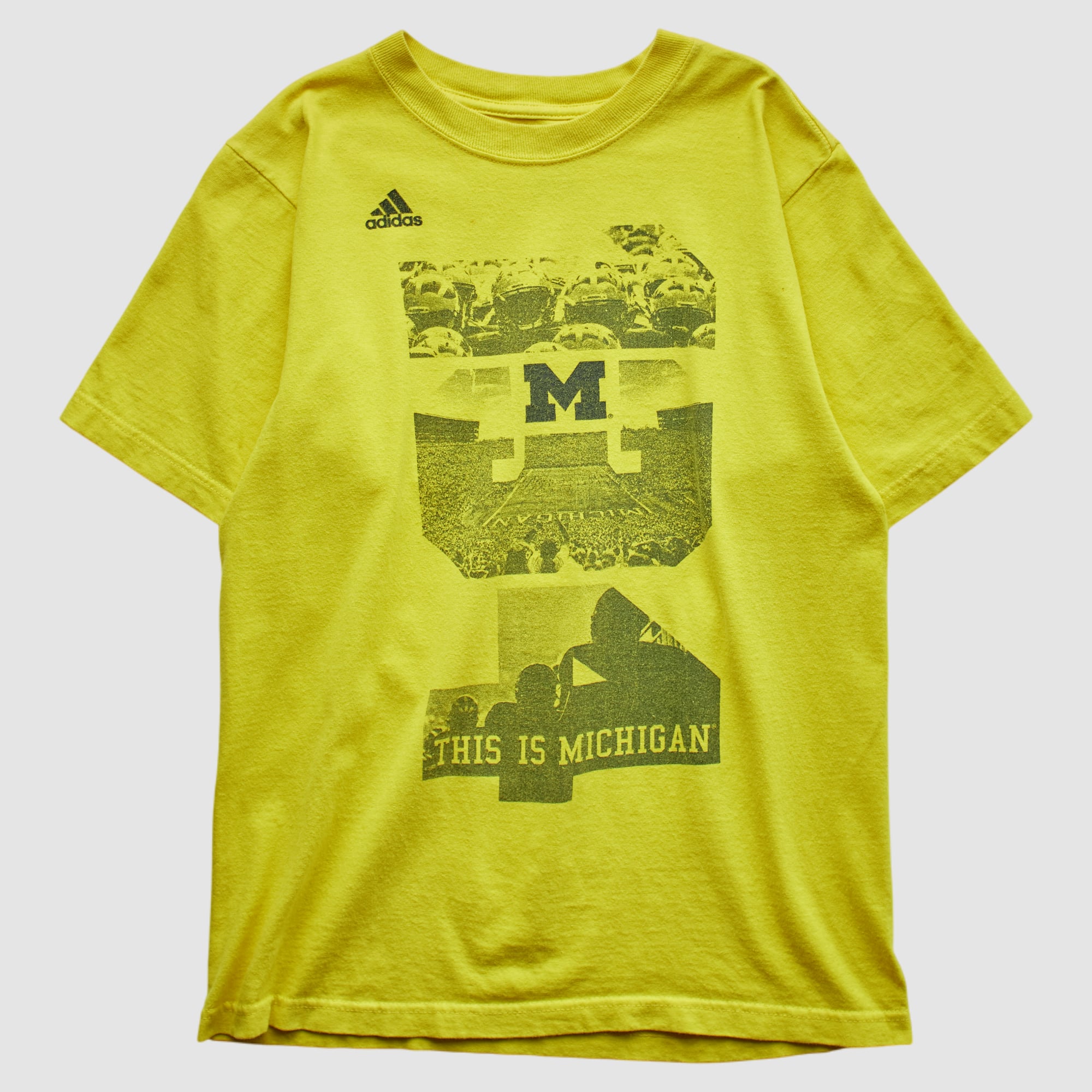 Michigan Wolverines Adidas 2010s T-Shirt - Yellow - XS