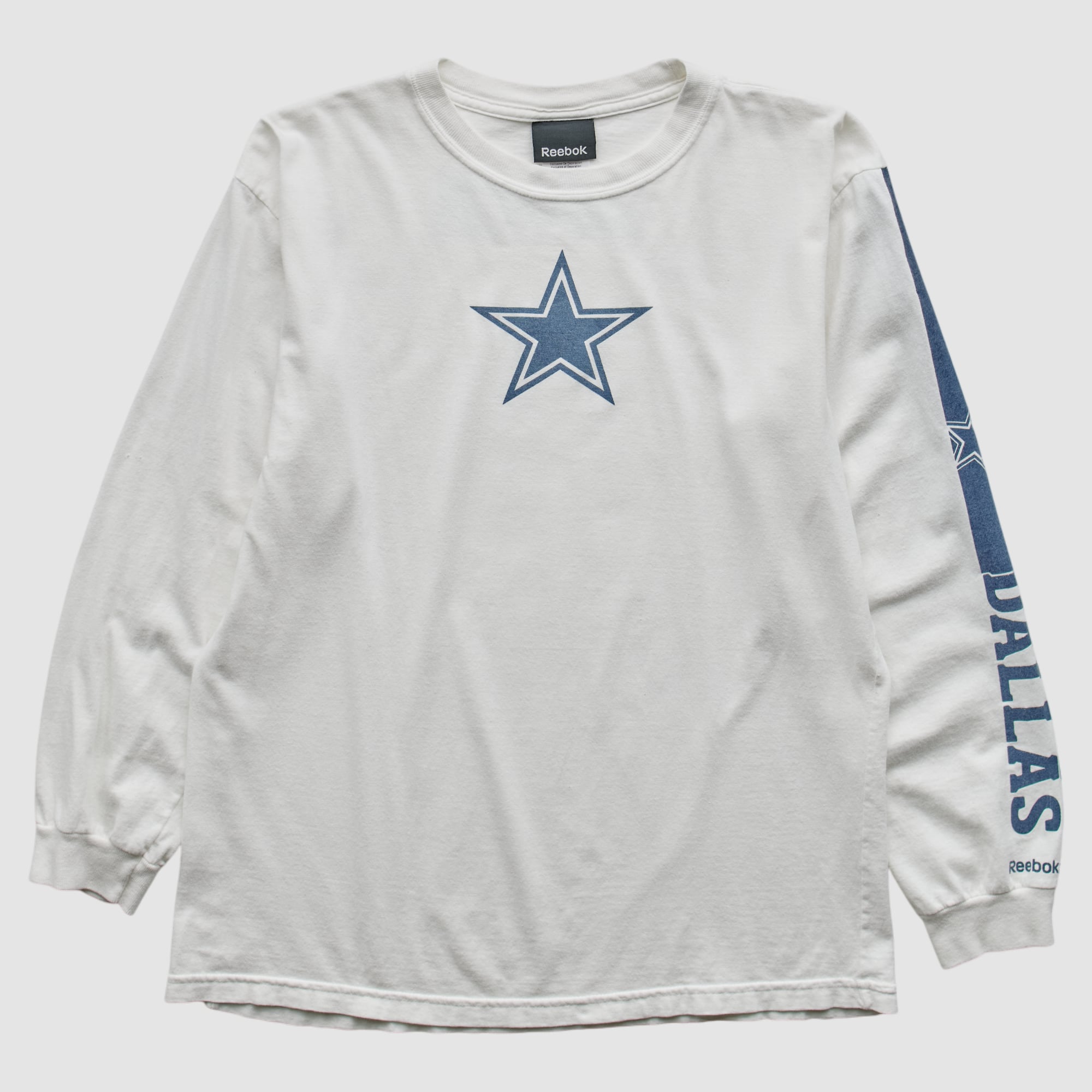 Dallas Cowboys Reebok 2010s Long Sleeve T-Shirt - White - S