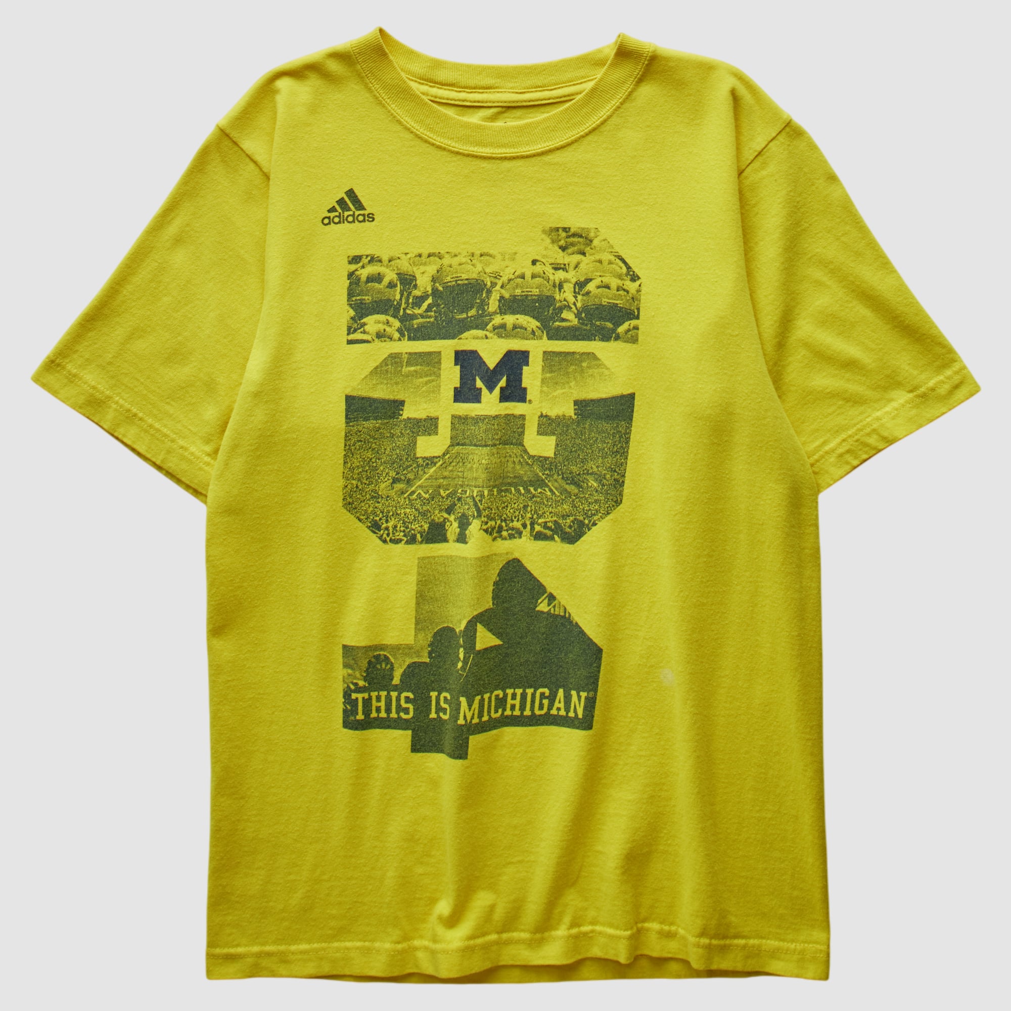 Michigan Wolverines Adidas 2000s T-Shirt - Yellow - XXS