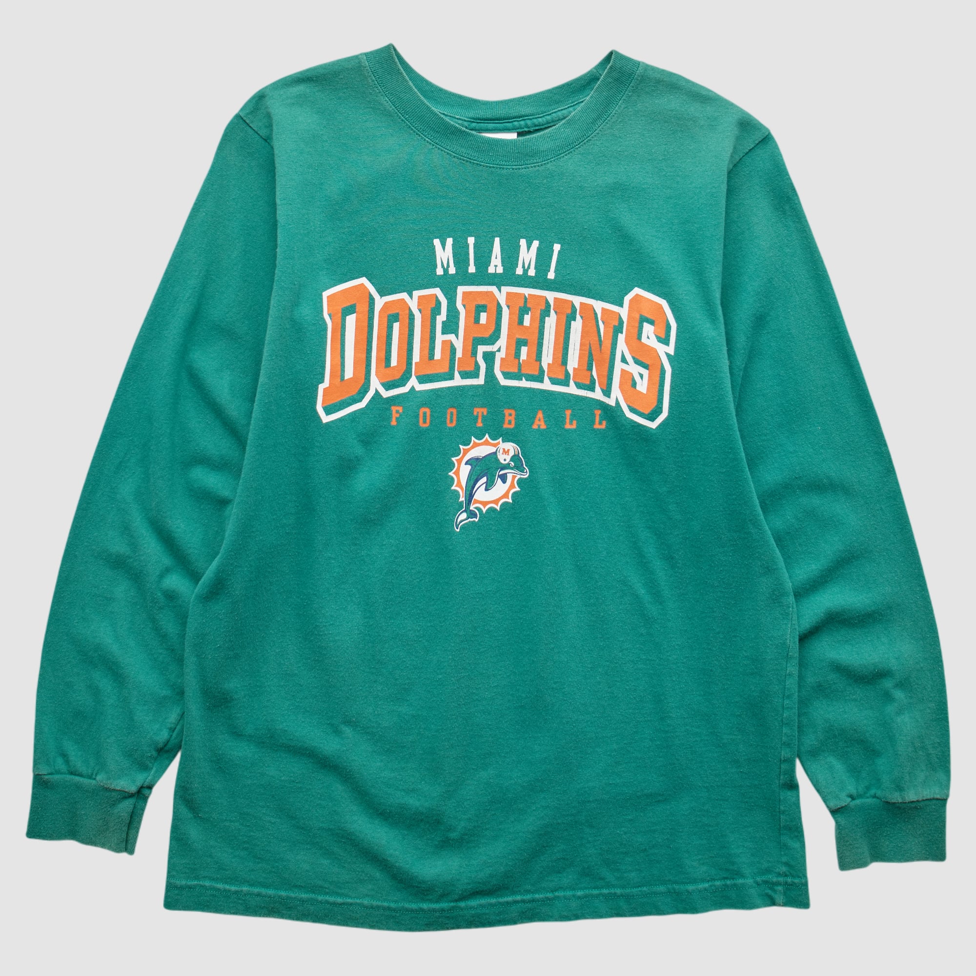 Miami Dolphins NFL 2000s Long Sleeve T-shirt - Teal - XS
