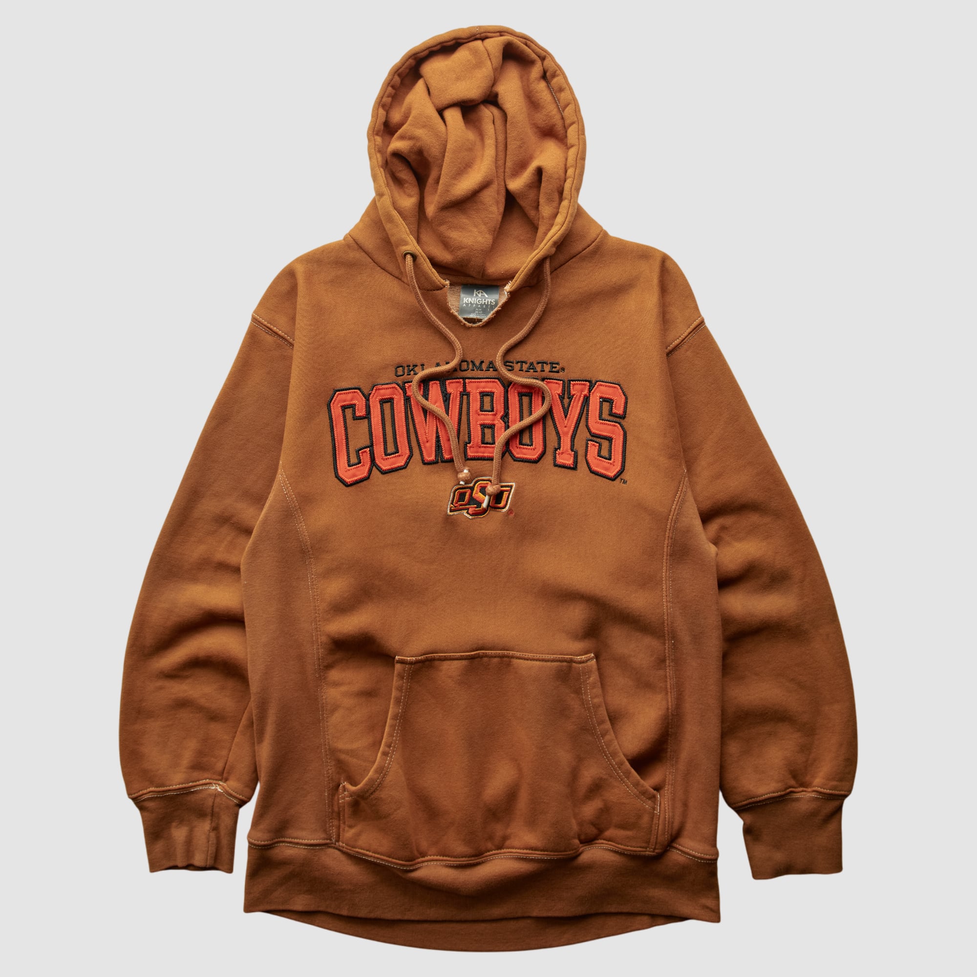 Oklahoma State Cowboys 2000s Hooded Pullover Sweatshirt - Orange - XS