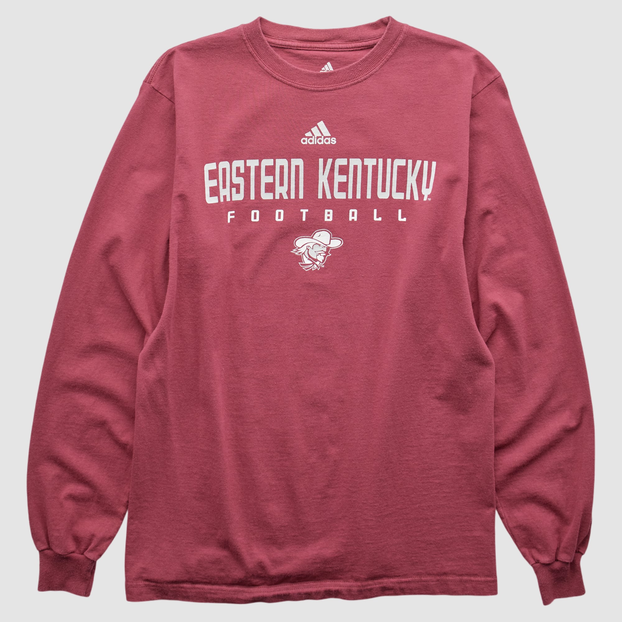 Eastern Kentucky Colonels Adidas 2000s Long Sleeve T-shirt - Maroon - S