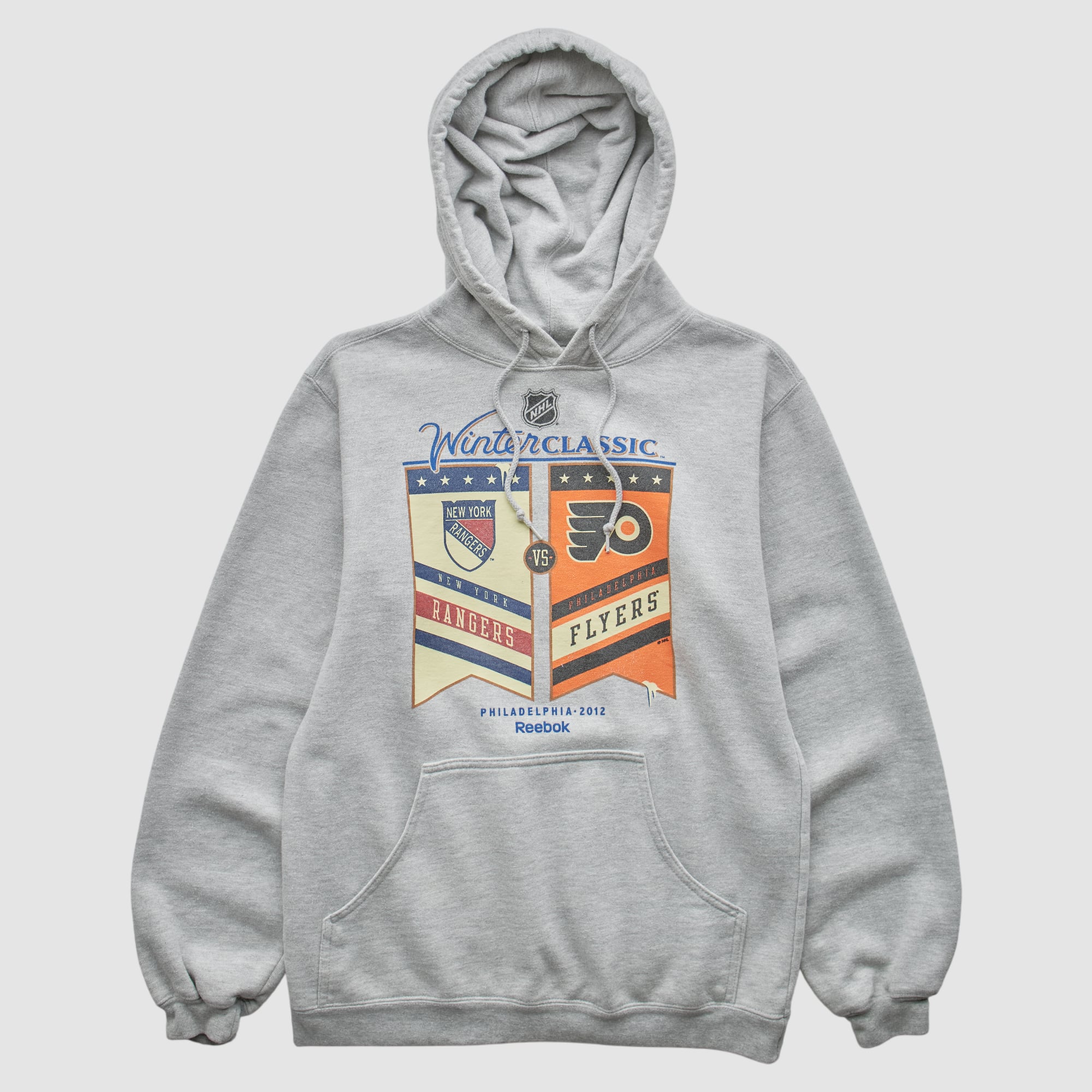 NHL Winter Classic 2012 Hooded Pullover Sweatshirt - Heather Gray - XXS