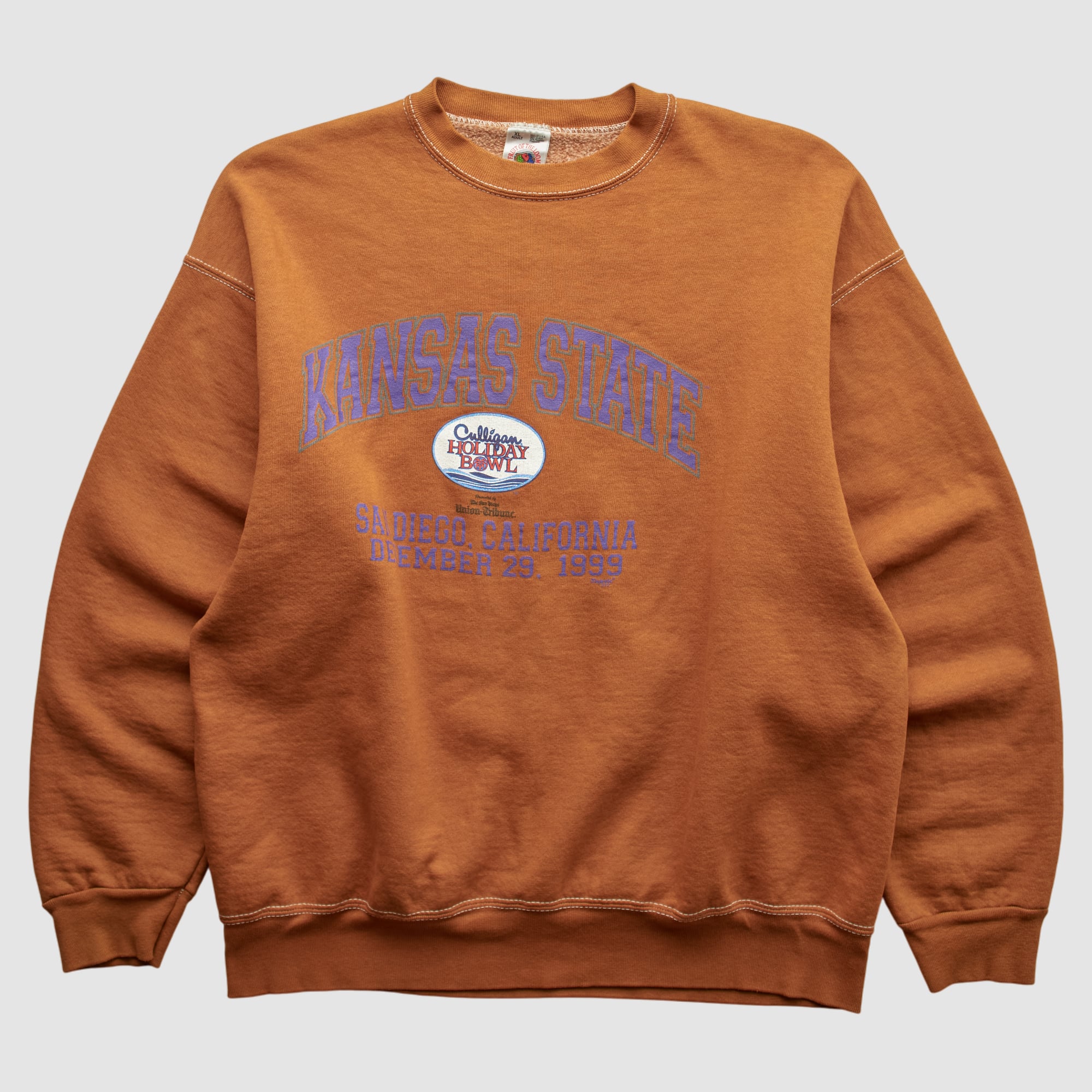 Kansas State Wildcats 1999 Pullover Sweatshirt - Orange - M