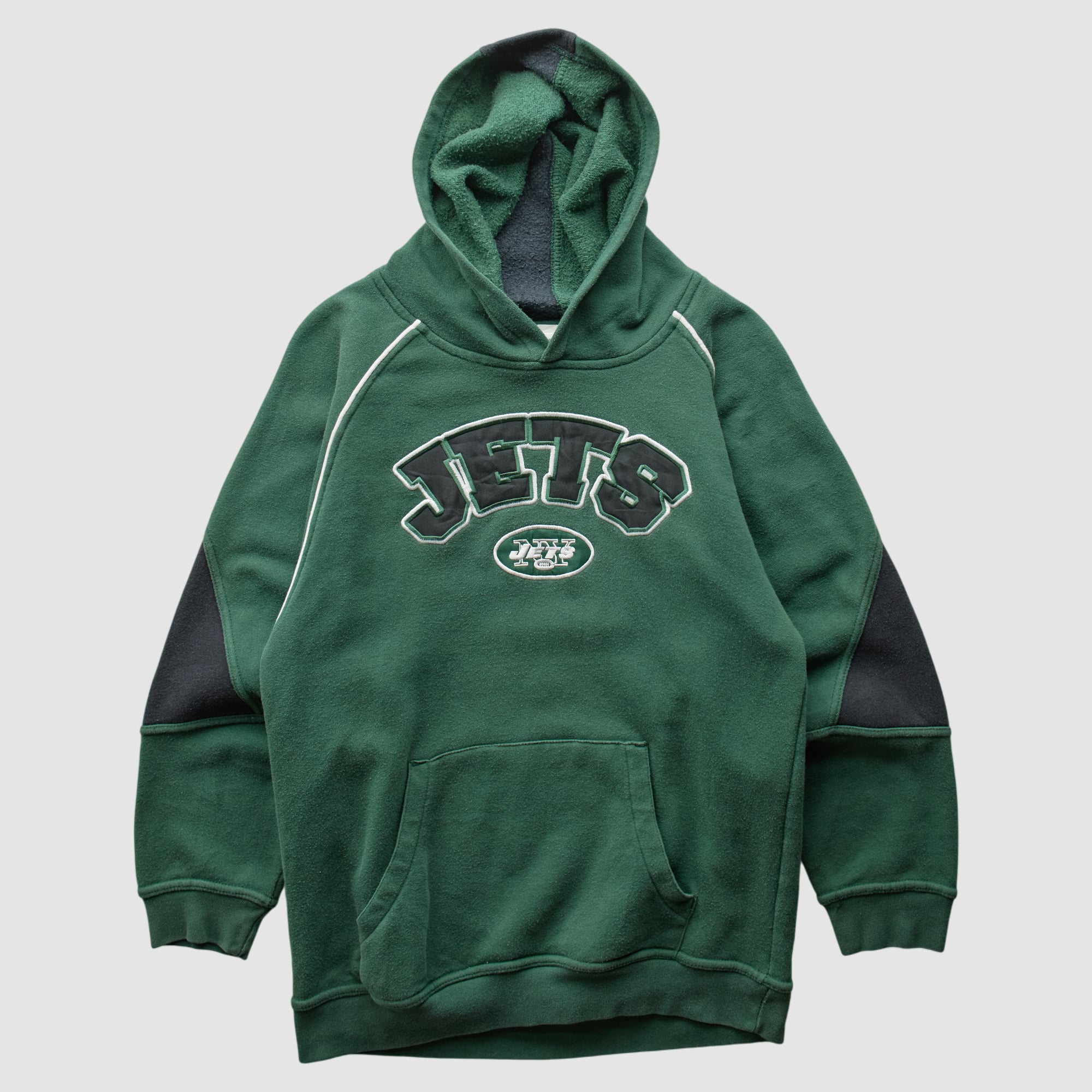 New York Jets NFL 2000s Hooded Pullover Sweatshirt - Green - XS